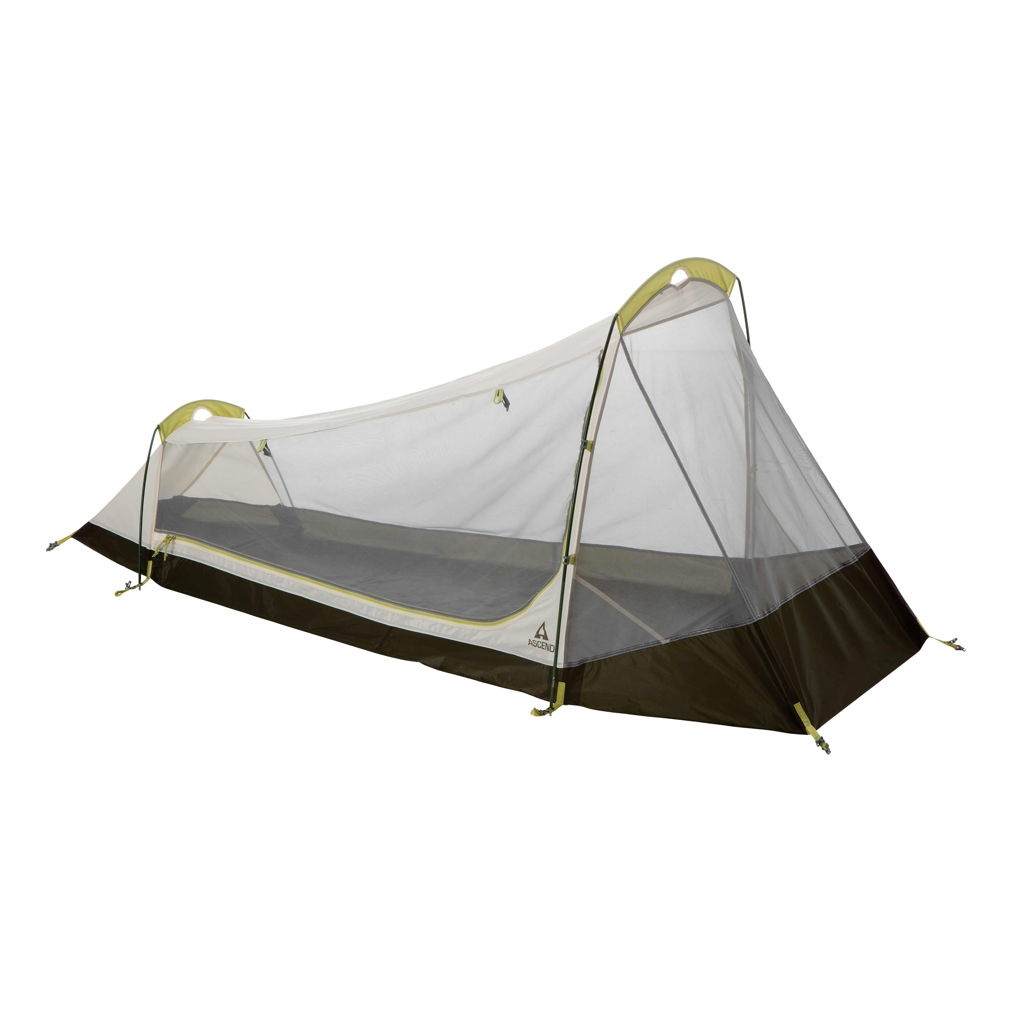 Ascend® Nine Mile 1-Person Backpacking Tent - Without Rainfly View