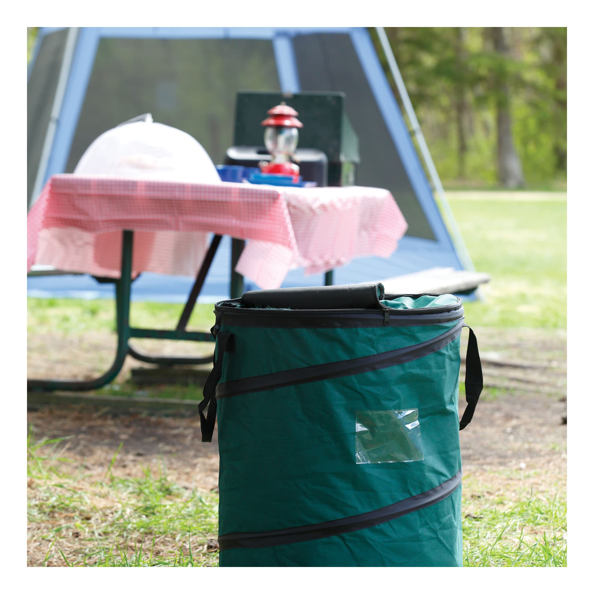 Coghlan's® Deluxe Pop-Up Trash Can - In the Field