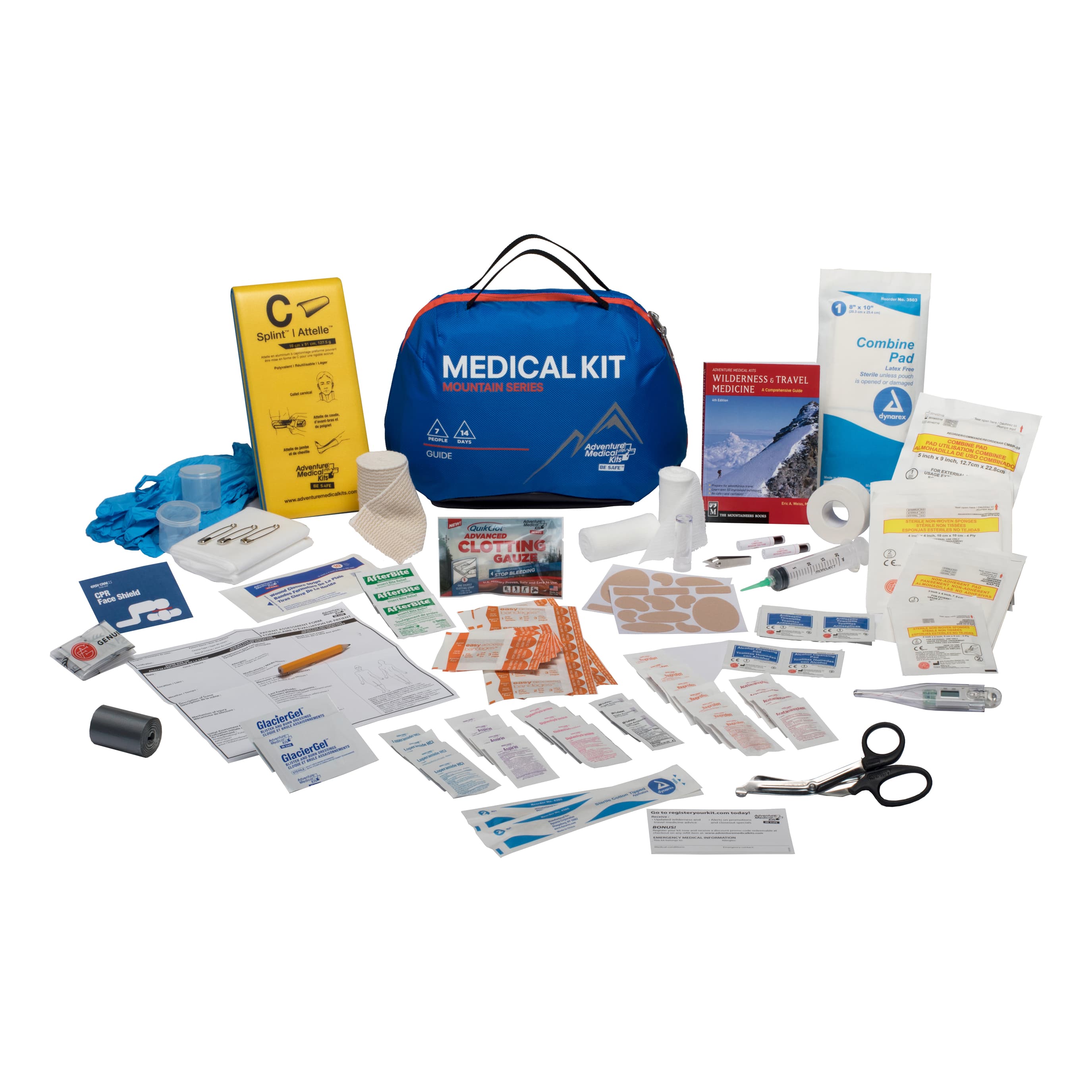 Adventure Medical Kits® Mountain Series Guide Medical Kit - Contents View