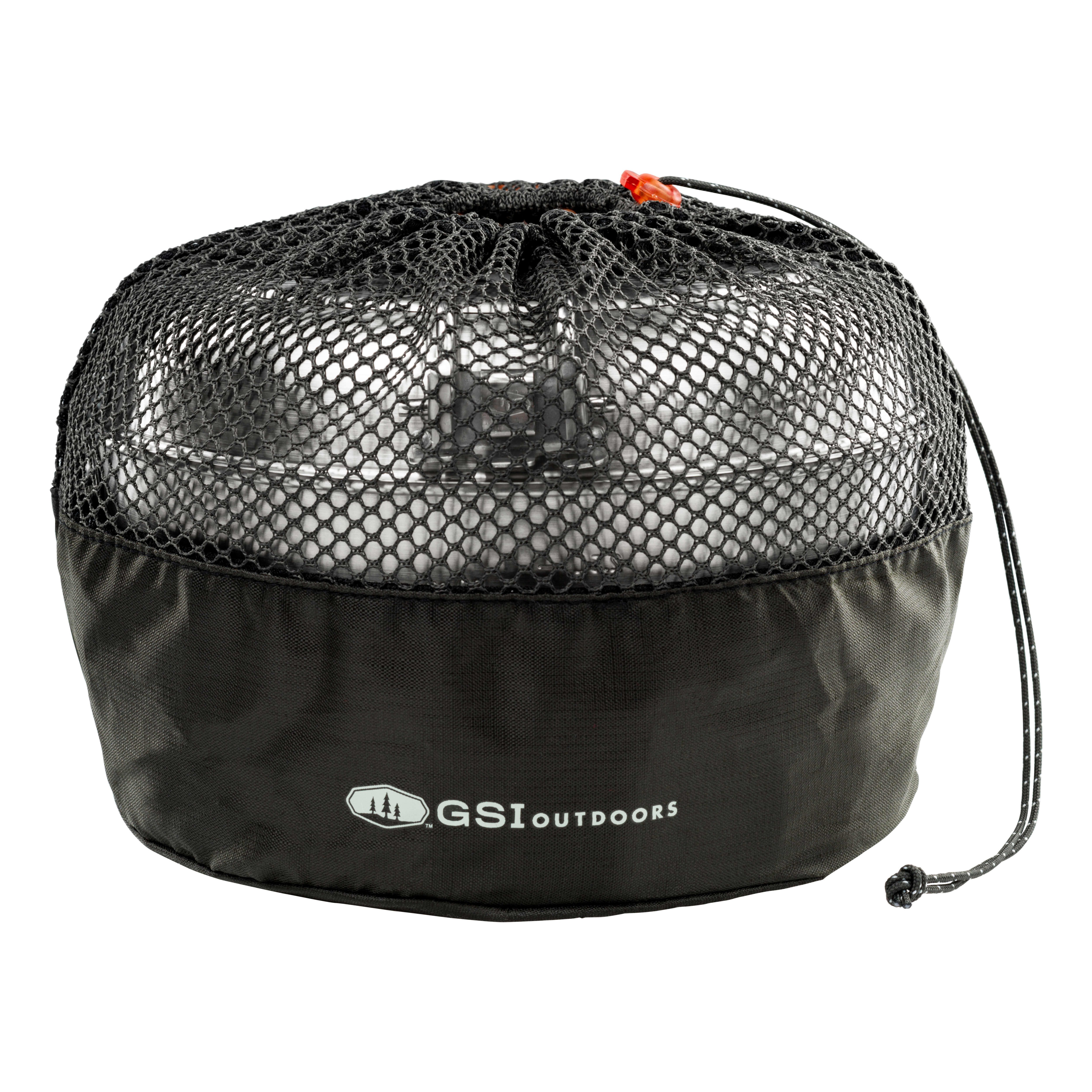 GSI Outdoors Stainless Base Camper Medium Cookset - In Stuff Sack