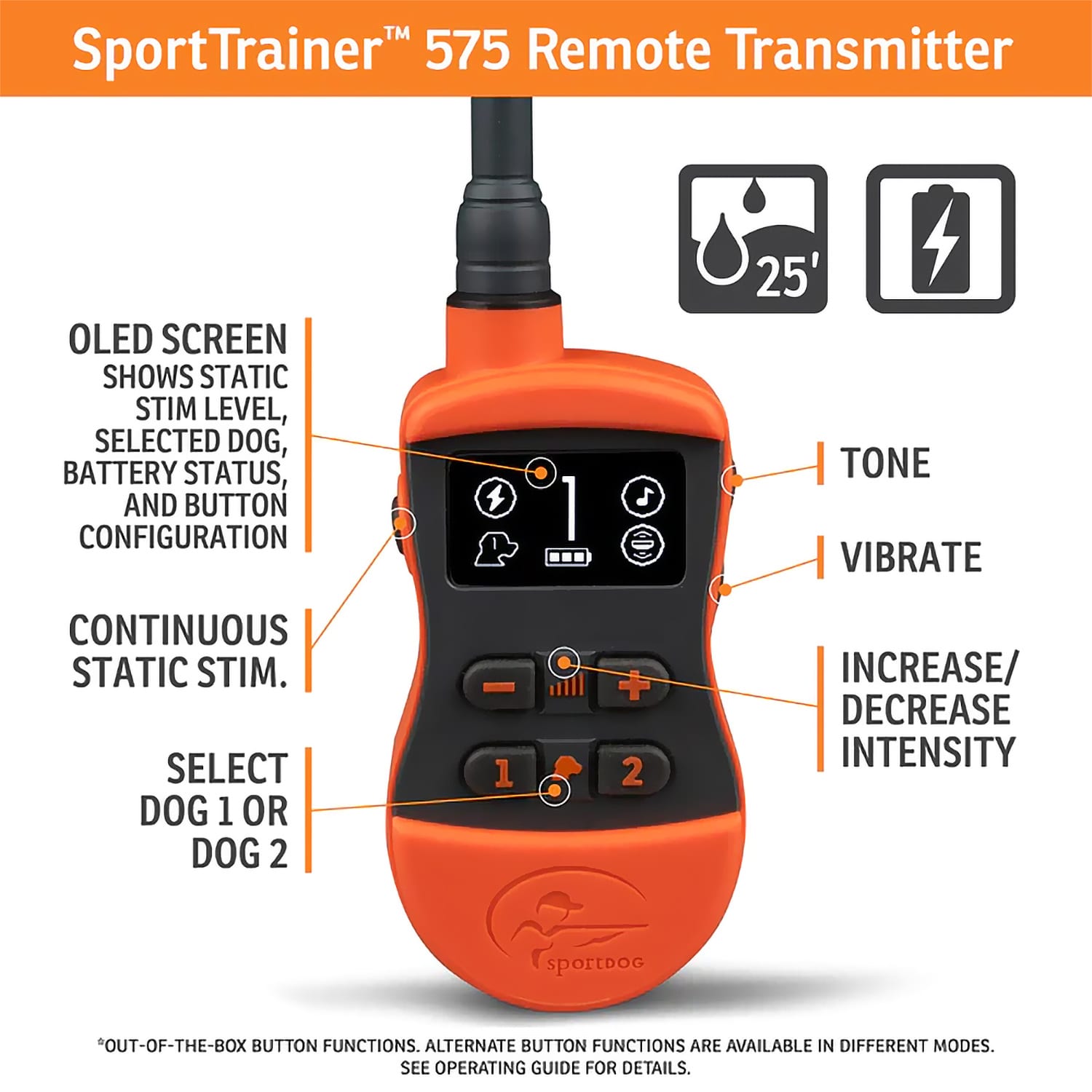 SportDOG Brand® SportTrainer® 575 - Orange