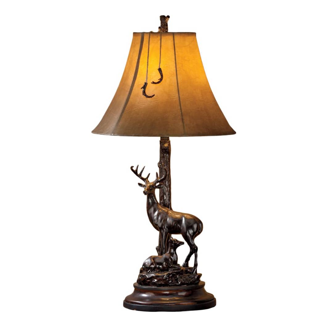 Deer shop table lamp