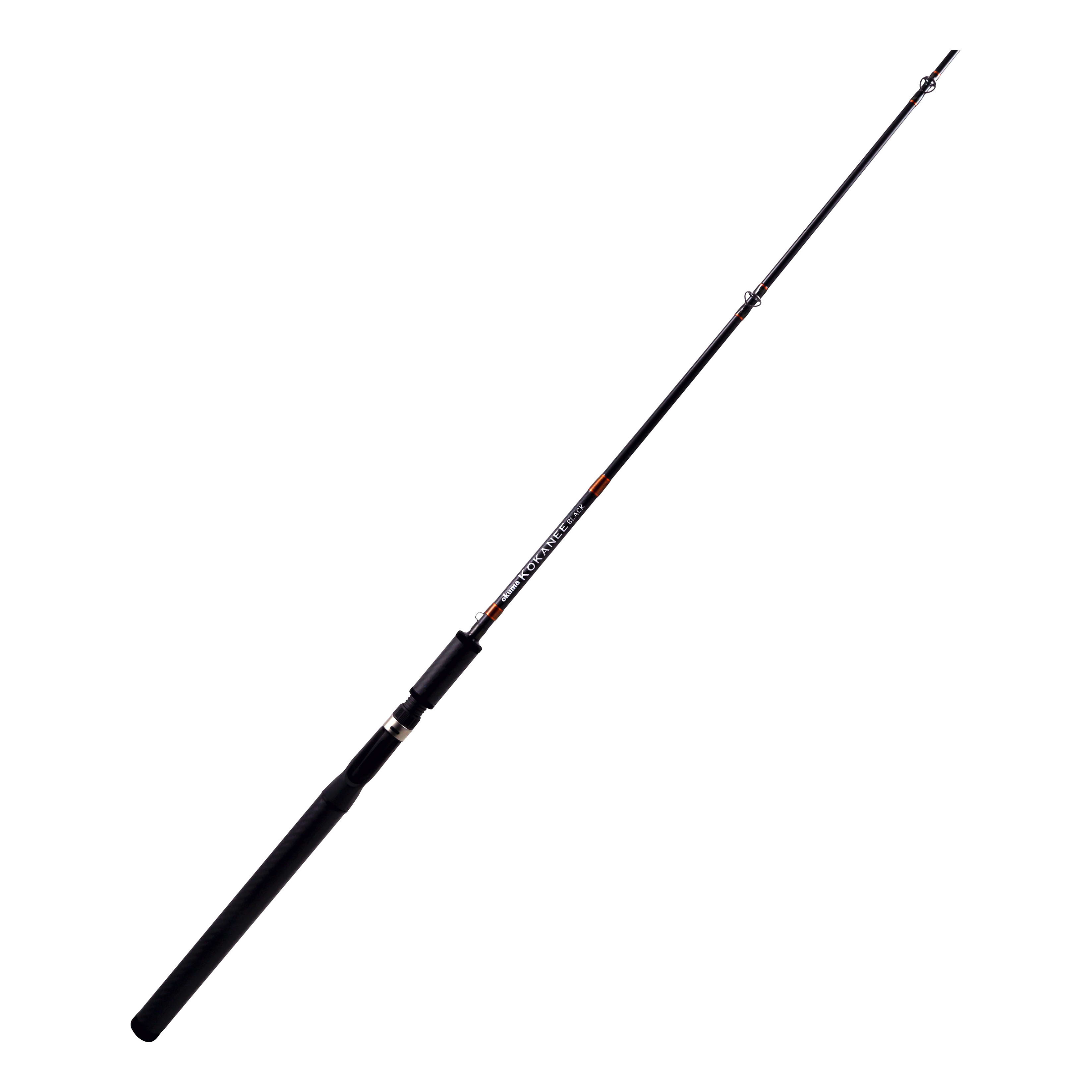 Okuma Kokanee Black 2-Piece Casting Rod - handle