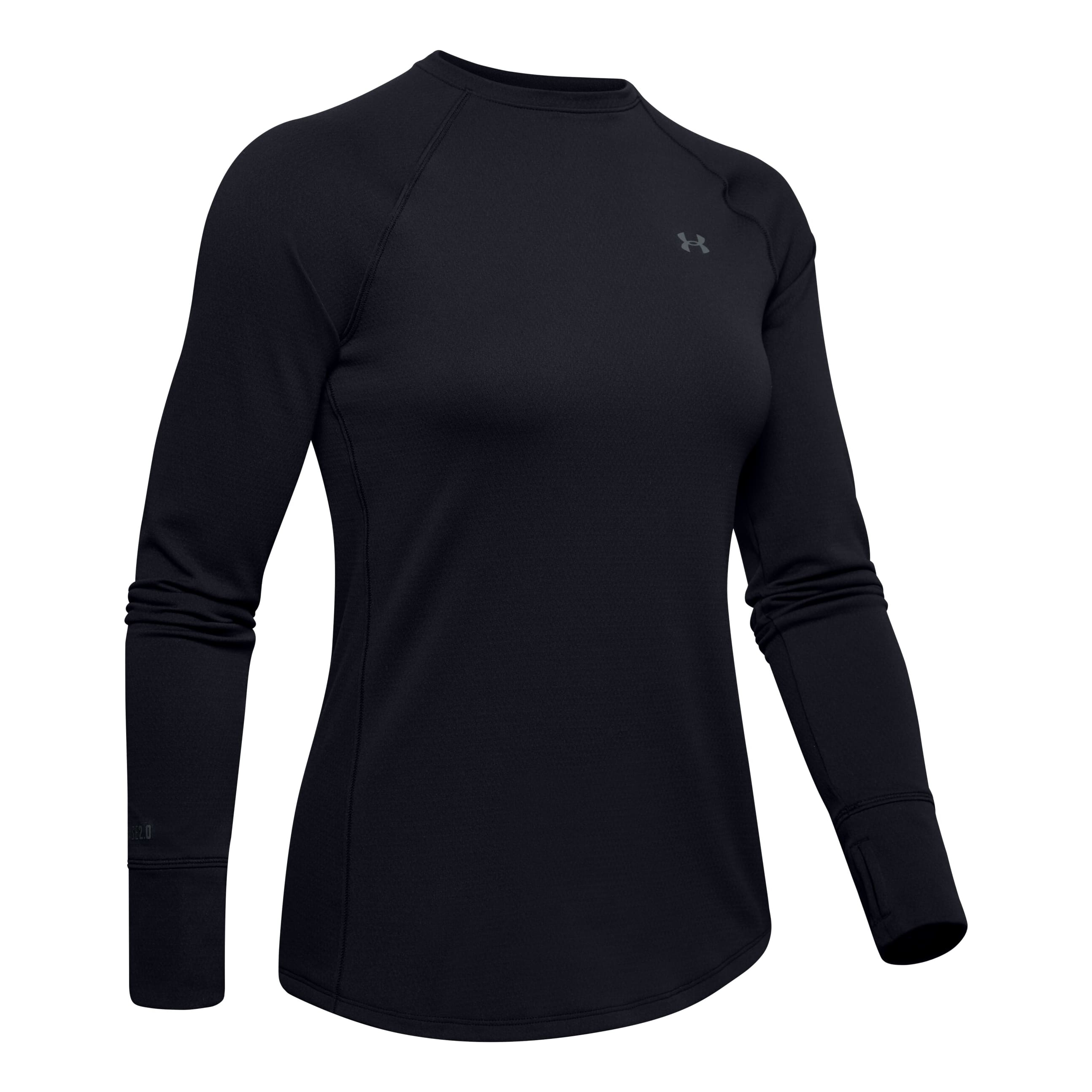 Under Armour Women's Coldgear Mock Fitted Long Sleeve Running Top