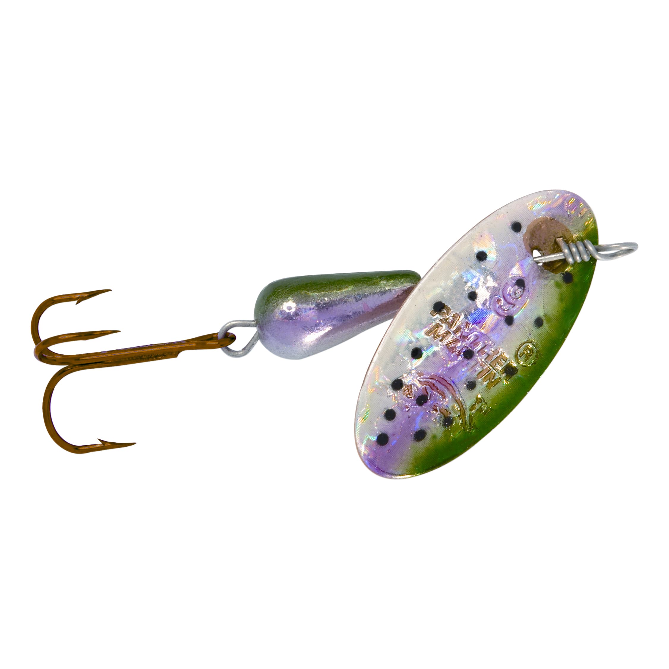 Panther Martin Holographic Fly Fishing Spinner, Rainbow Trout, 1/4-oz