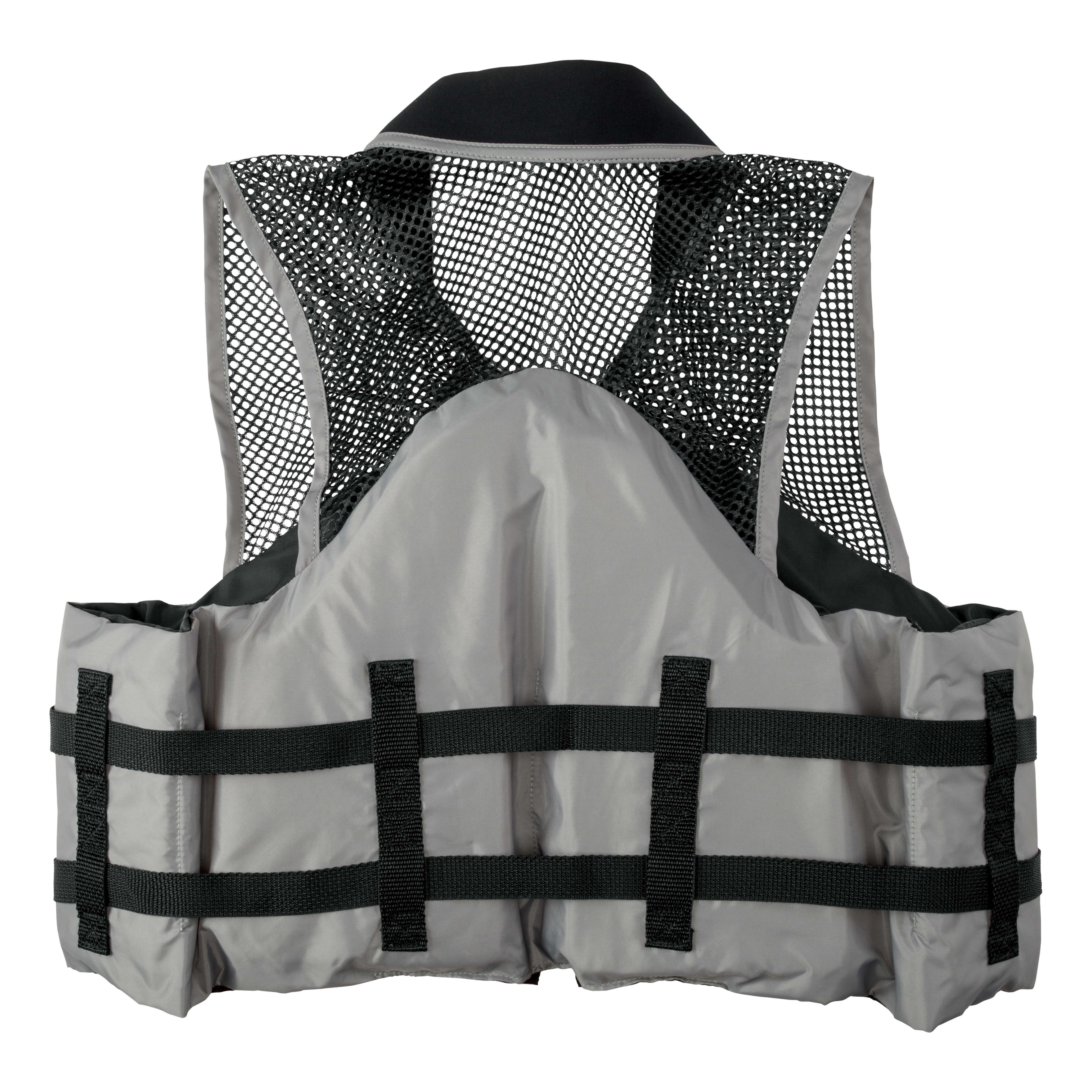 Bass Pro Shops® Deluxe Mesh Fishing Life Vest - Back View
