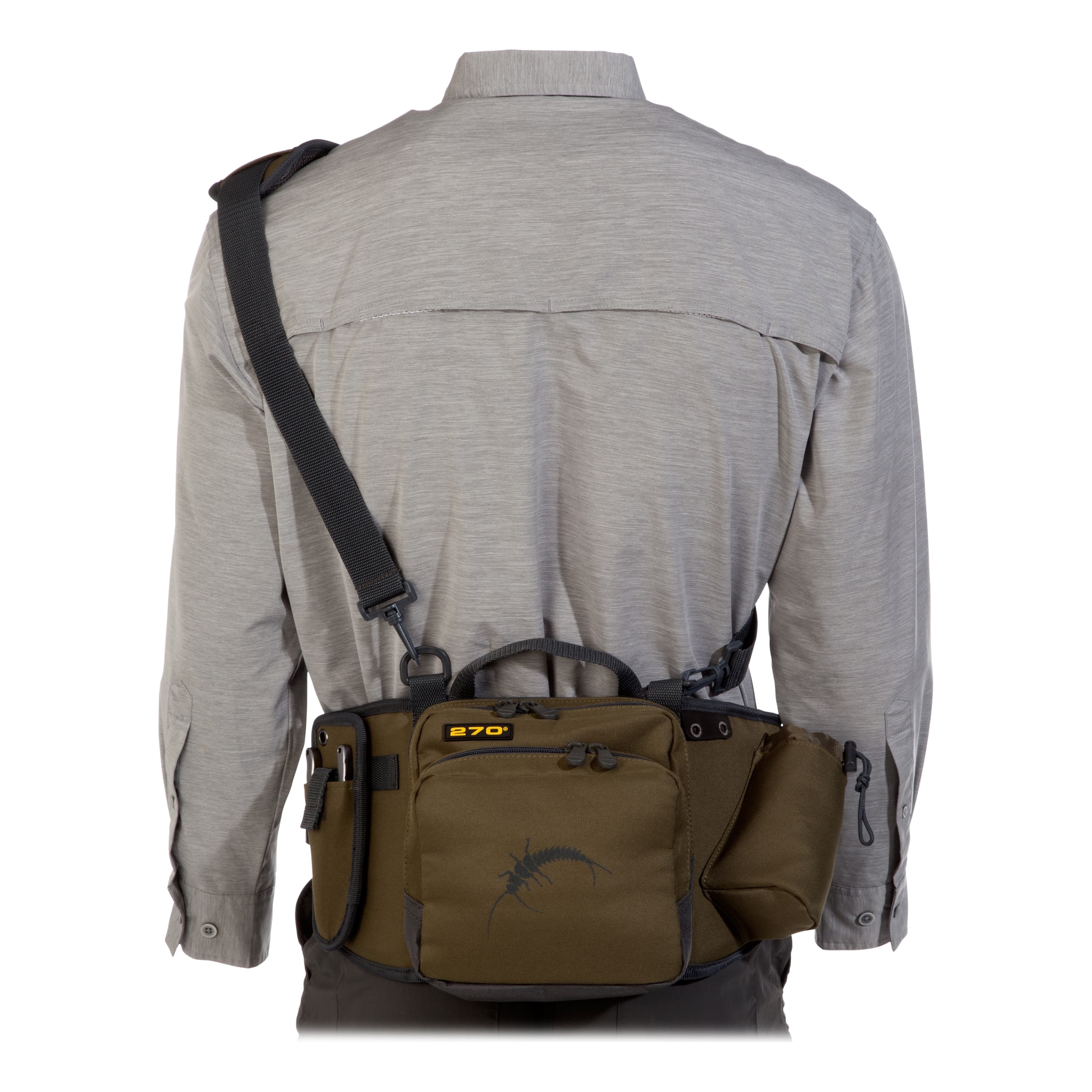 White River Fly Shop® 270 Lumbar Pack - in use