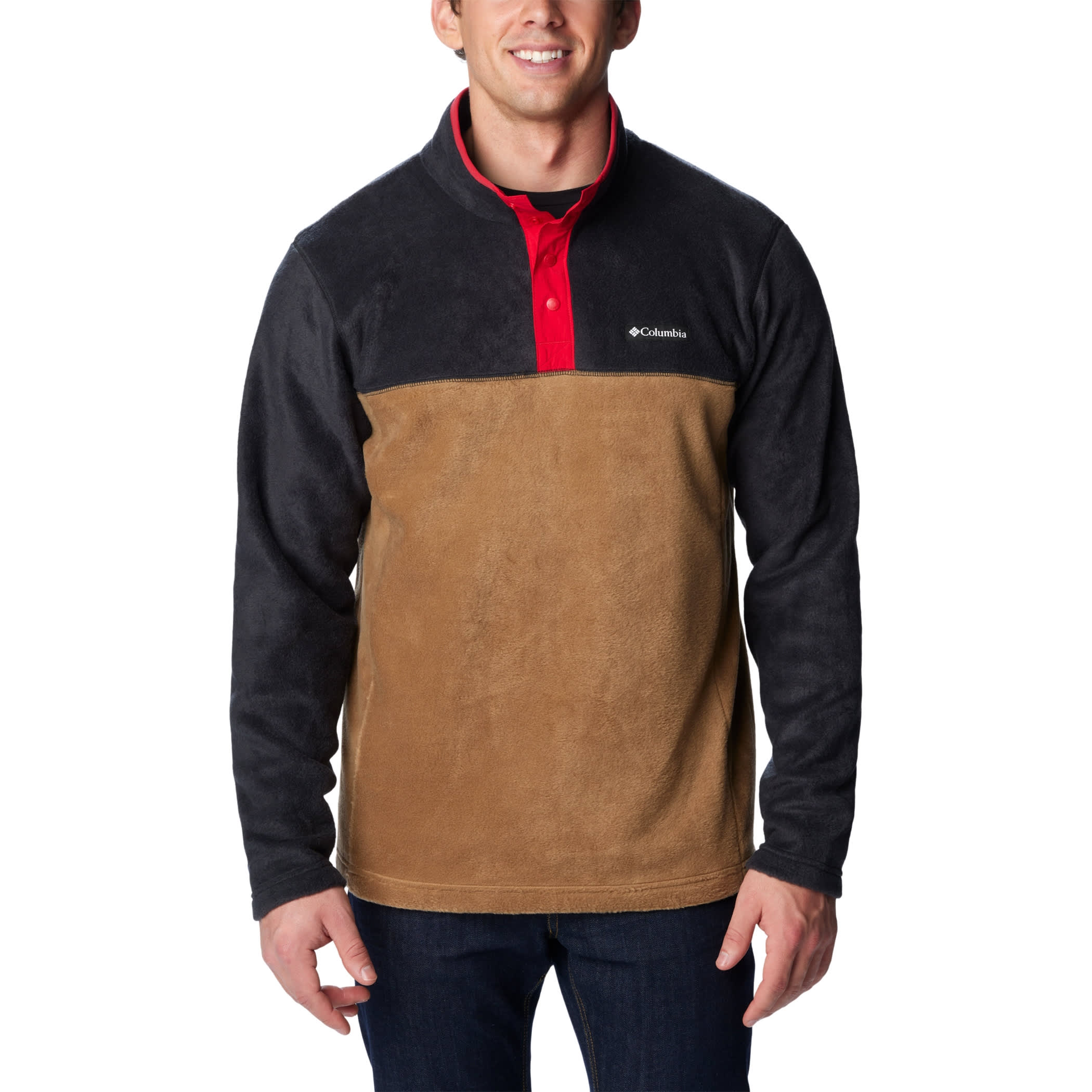 Columbia™ Men’s Steens Mountain™ Half Snap Fleece Pullover Cabela's
