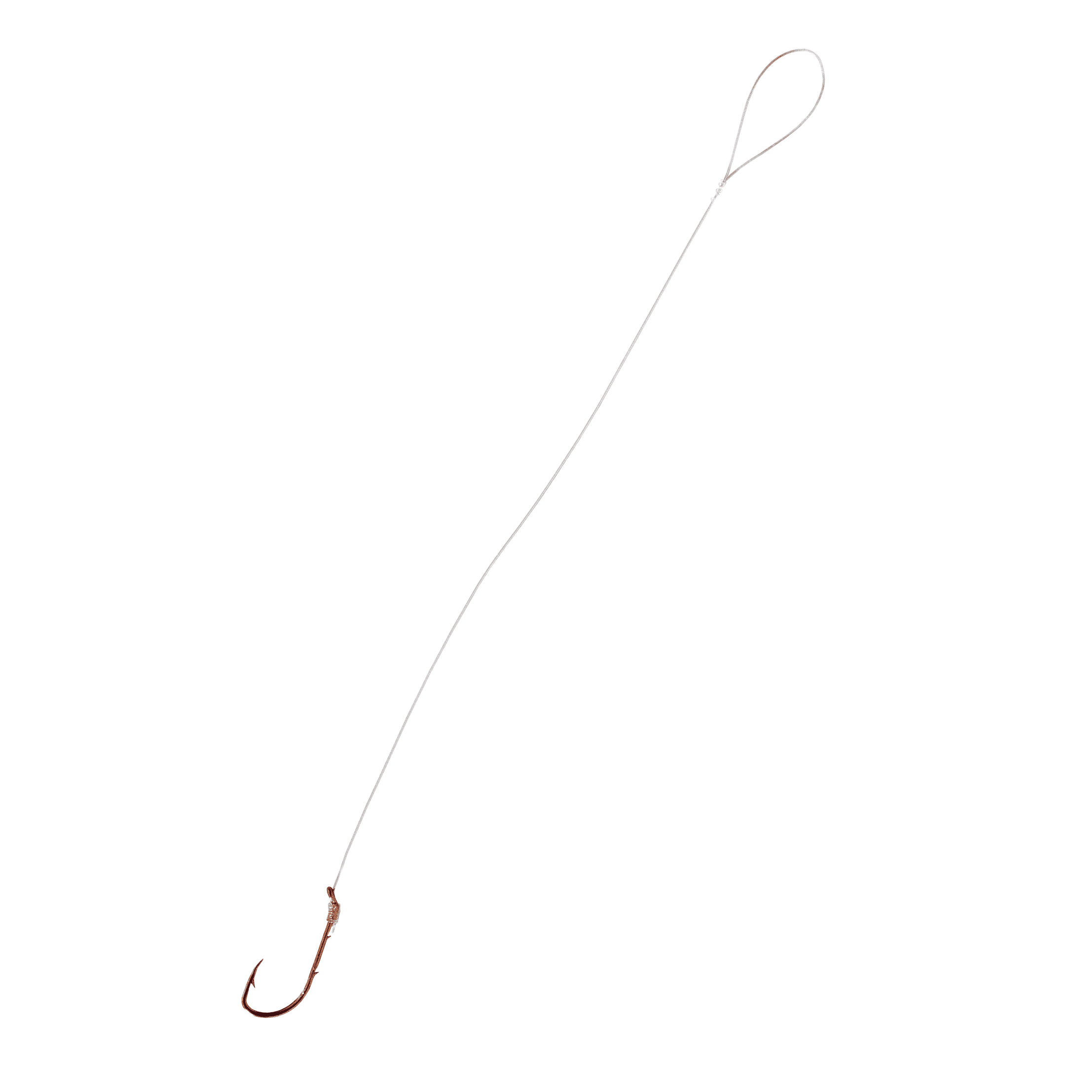 2 Packs Tru-Turn 303G Blood Red Bait Holder Fishing Hooks - Size 6 - Snelled