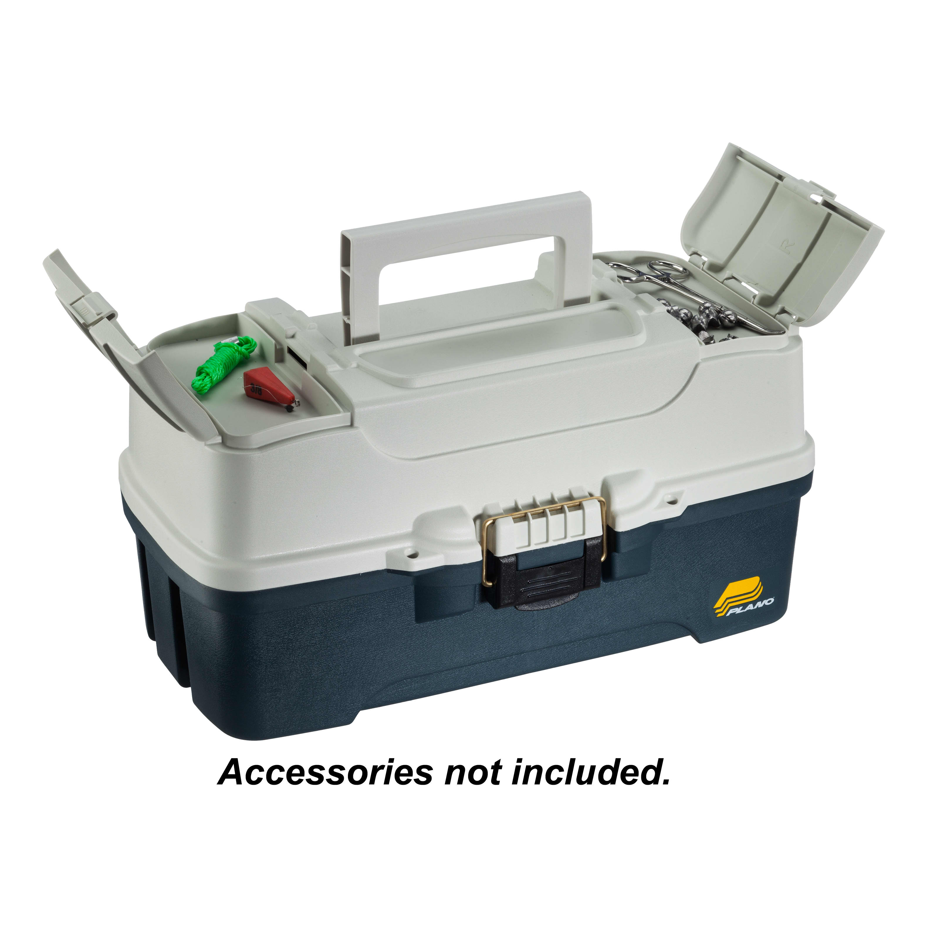 Plano 3-Tray Tackle Box - Top Compartments Open View