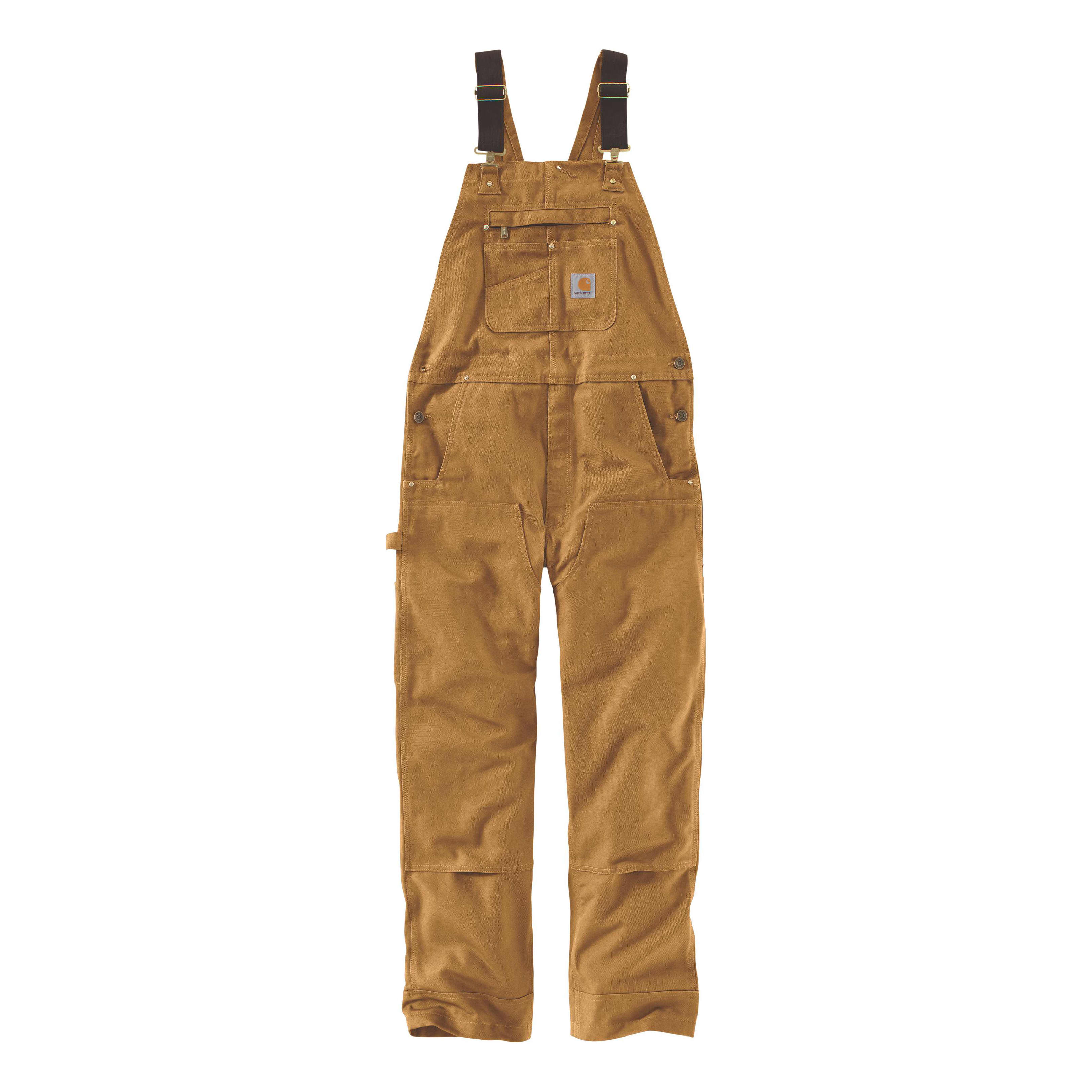 Carhartt® Men's Loose Fit Firm Duck Insulated Bib Overall