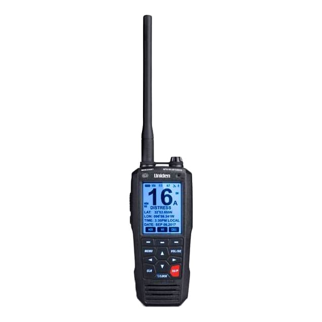 Uniden® 6 Watt Class D Floating Handheld VHF with Bluetooth® Marine