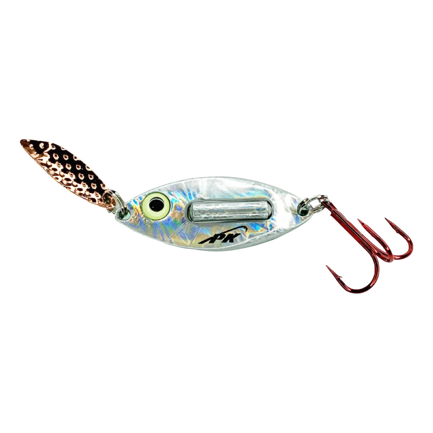 A & W Lures 1/4oz Flutter Spoon Wonderbread – Tangled Tackle Co