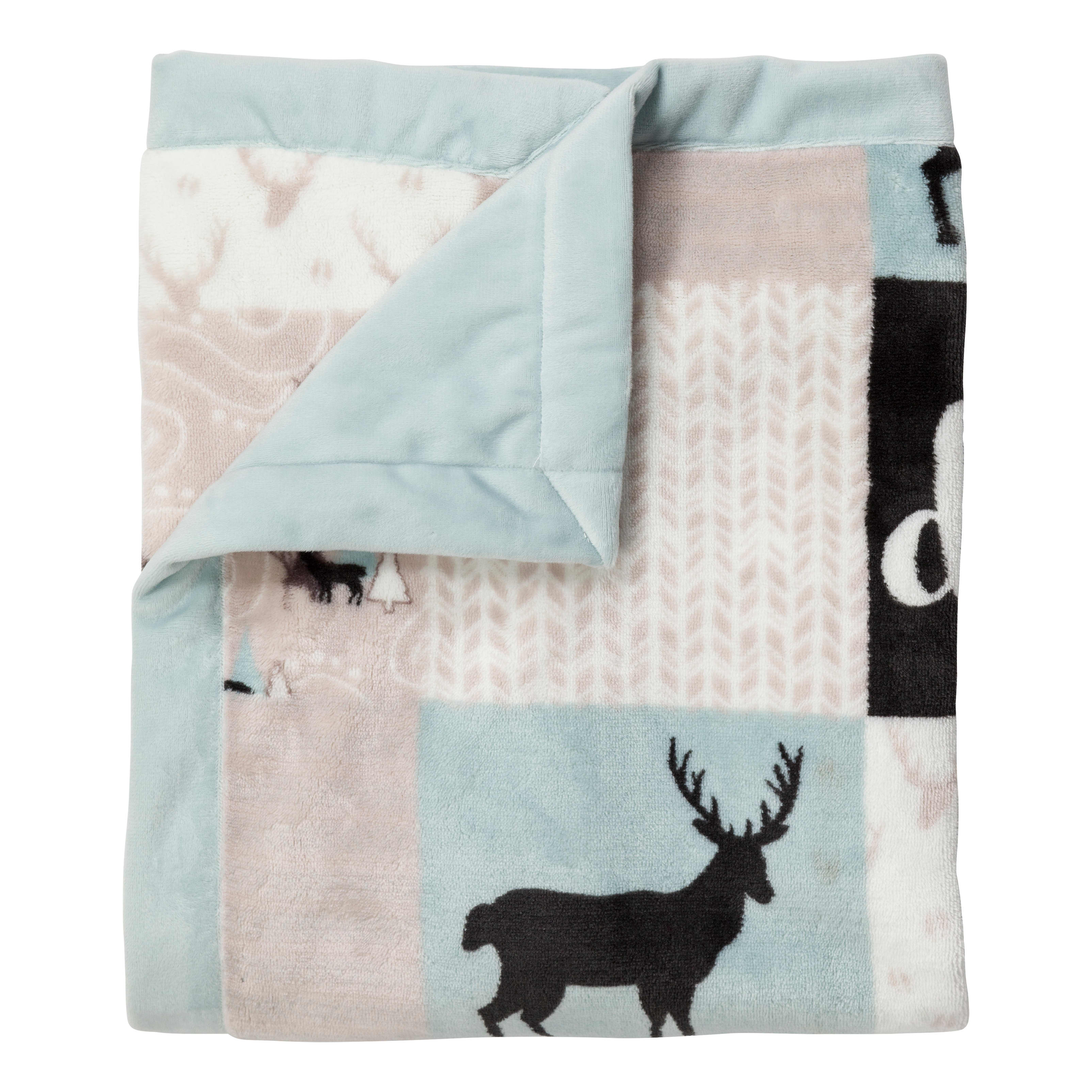 Bass Pro Shops® Baby Blanket - Little Deer - Folded View