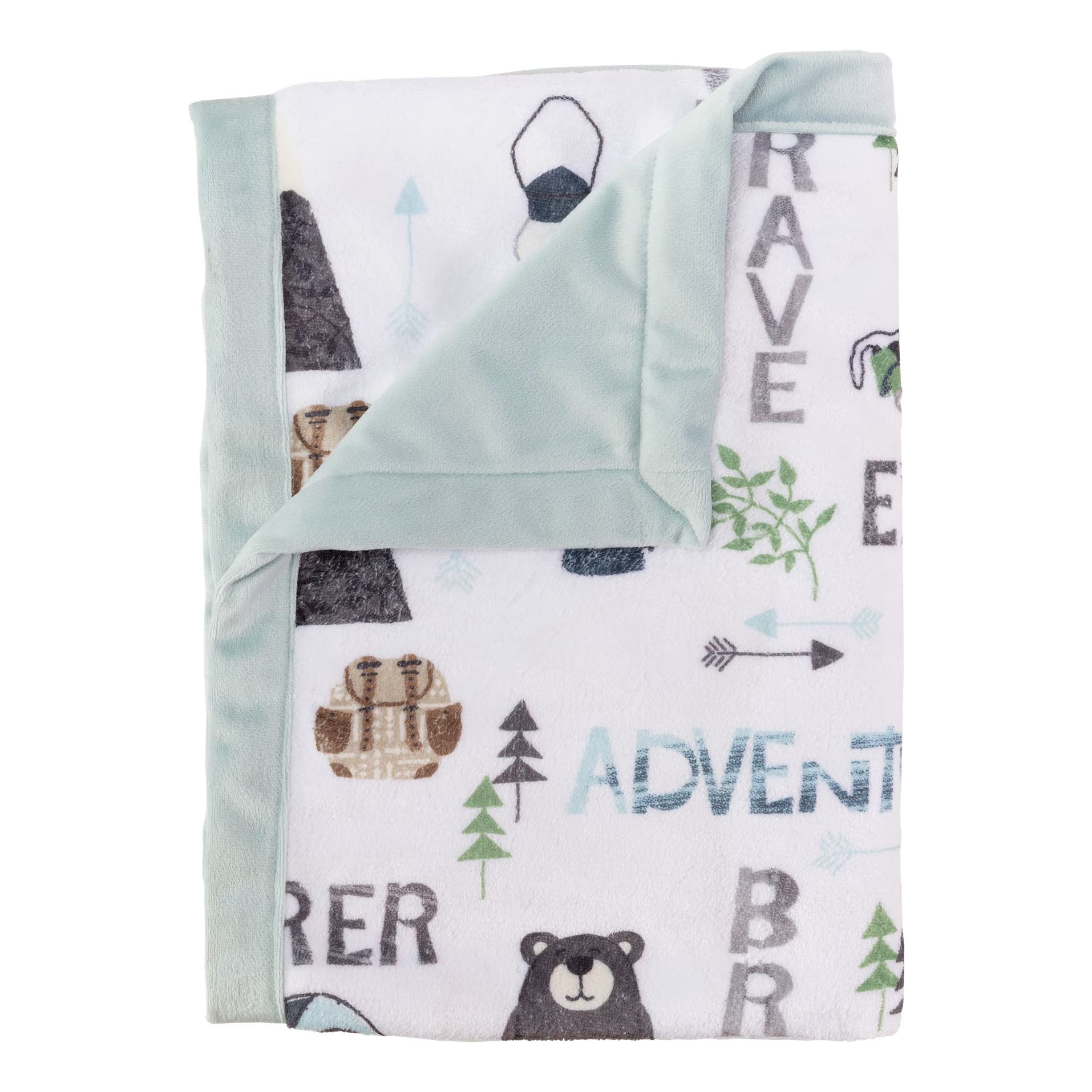 Bass Pro Shops® Baby Blanket - Little Explorer - Folded View