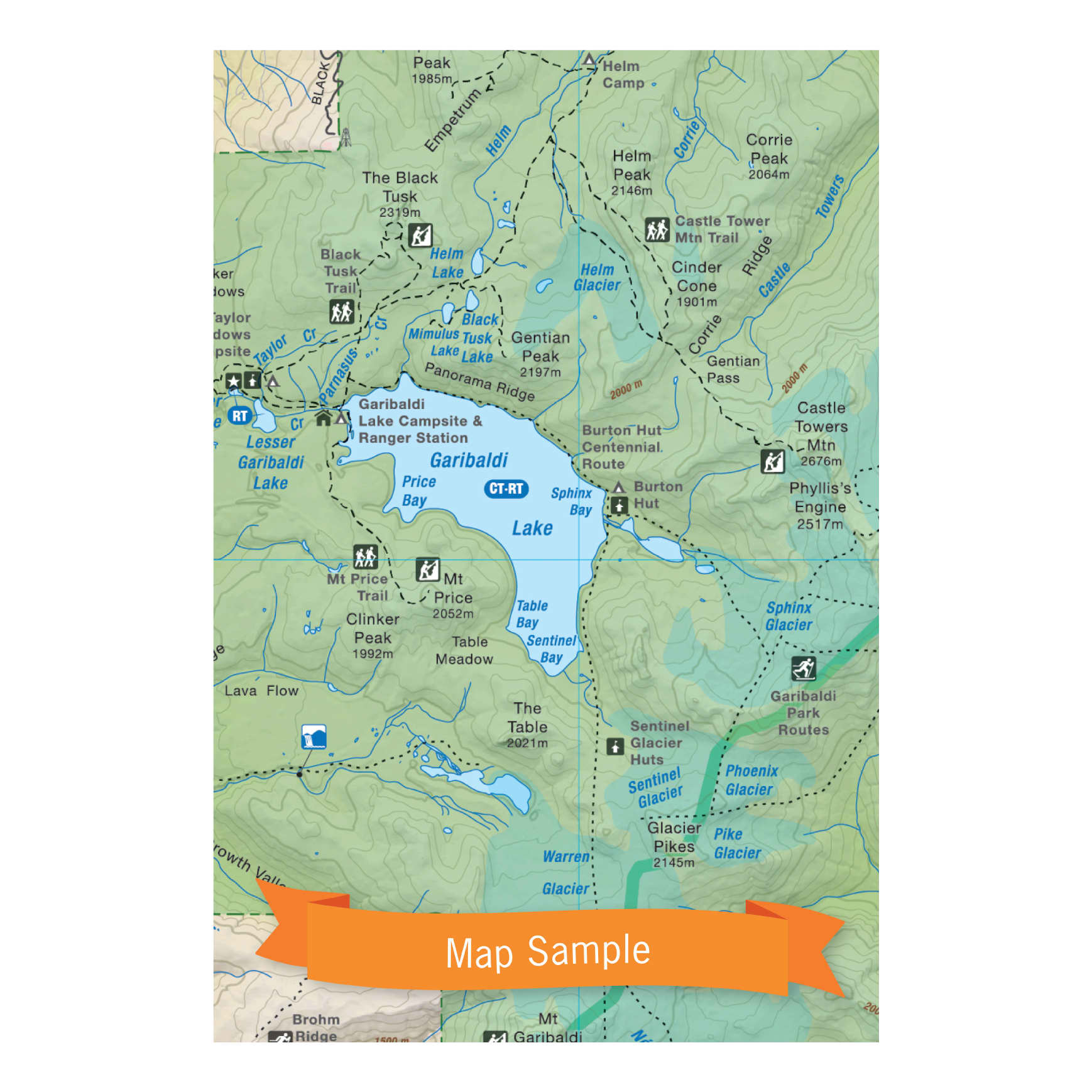 Backroad Mapbooks - Squamish, Chilliwack and Merritt Waterproof Map - Map View