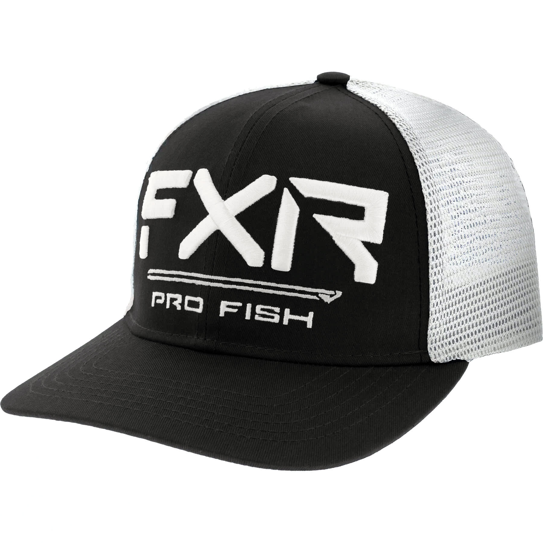 FXR Pro Fish Hat - 2024 Black/Bone / Adult