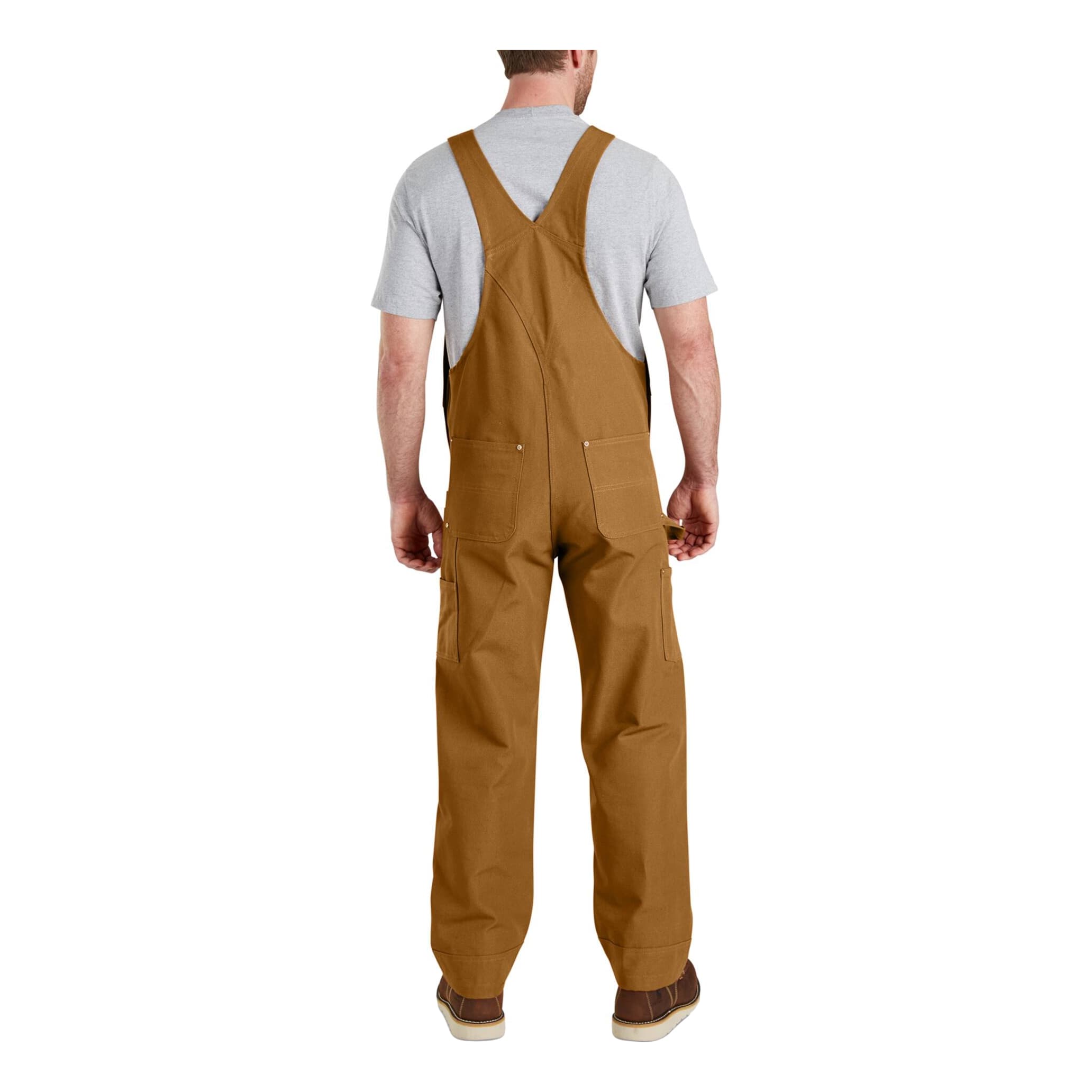 Carhartt® Men’s Duck Bib Overalls - Carhartt Brown - back