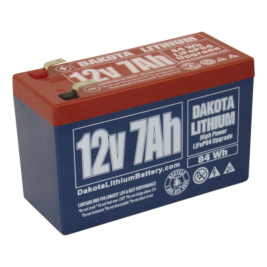 Dakota Lithium | 12V 7Ah Deep Cycle LiFePO4 Battery