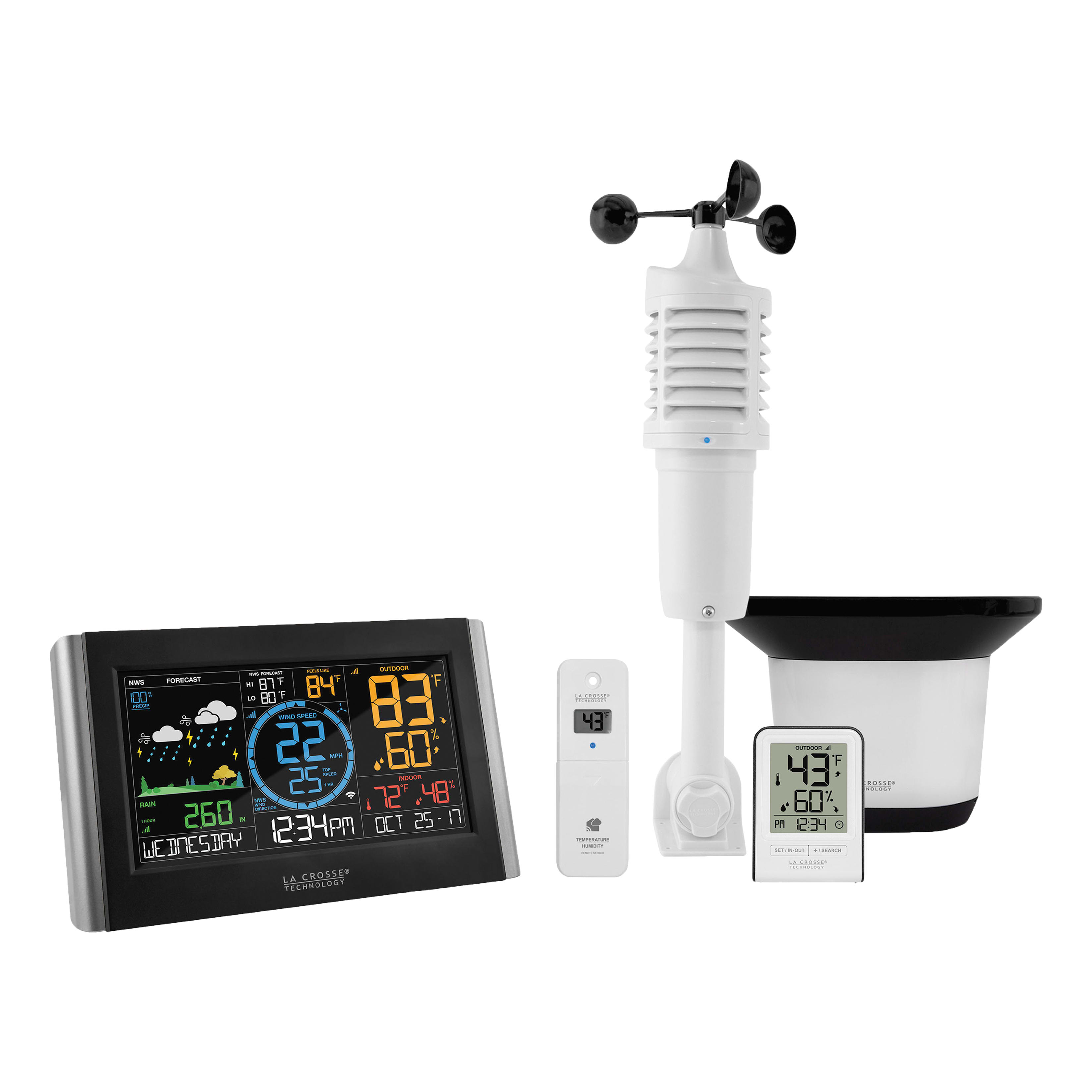 La Crosse® Technology Colour Wireless WiFi Professional Weather
