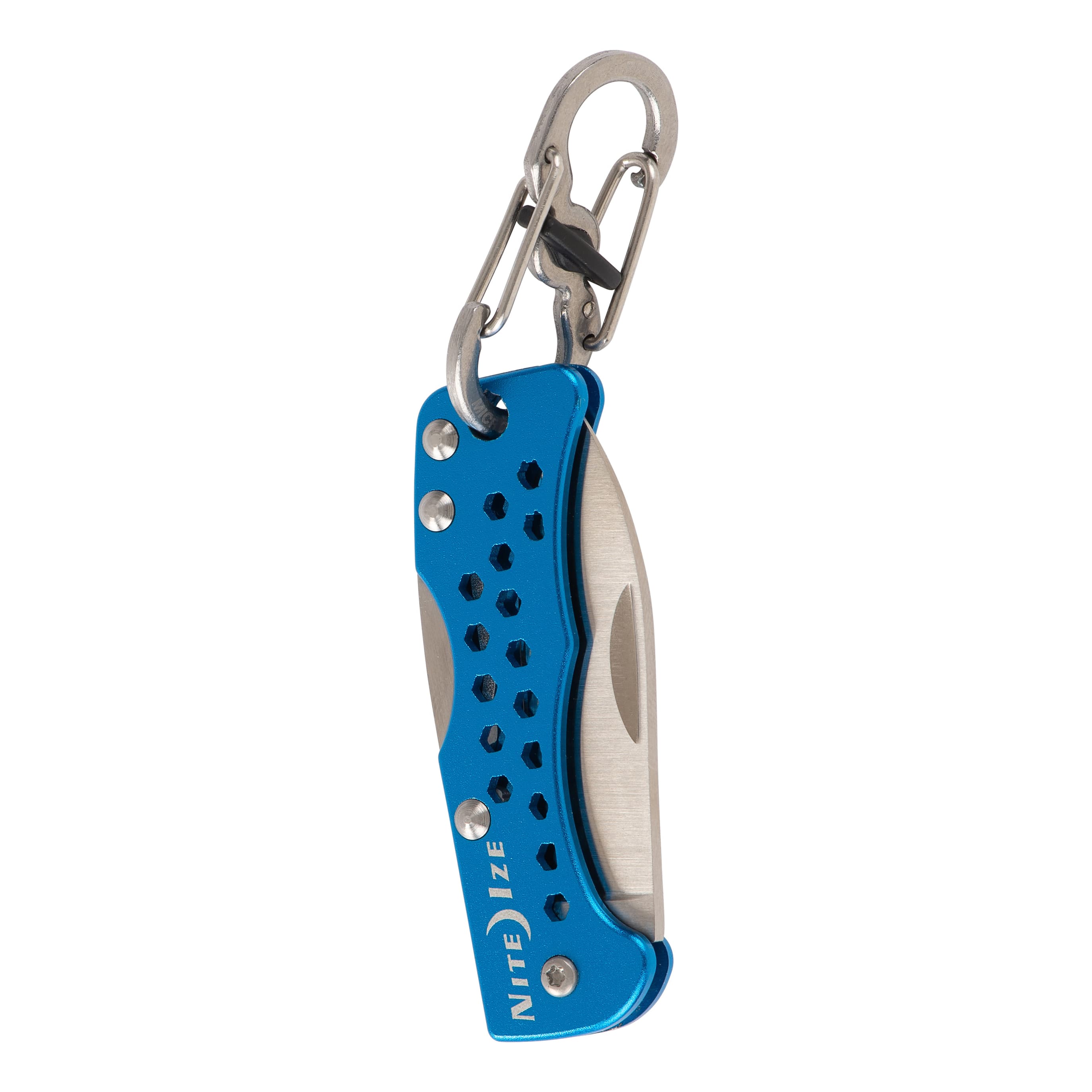 Nite Ize DoohicKey® - Key Chain Knife - Blue - Folded