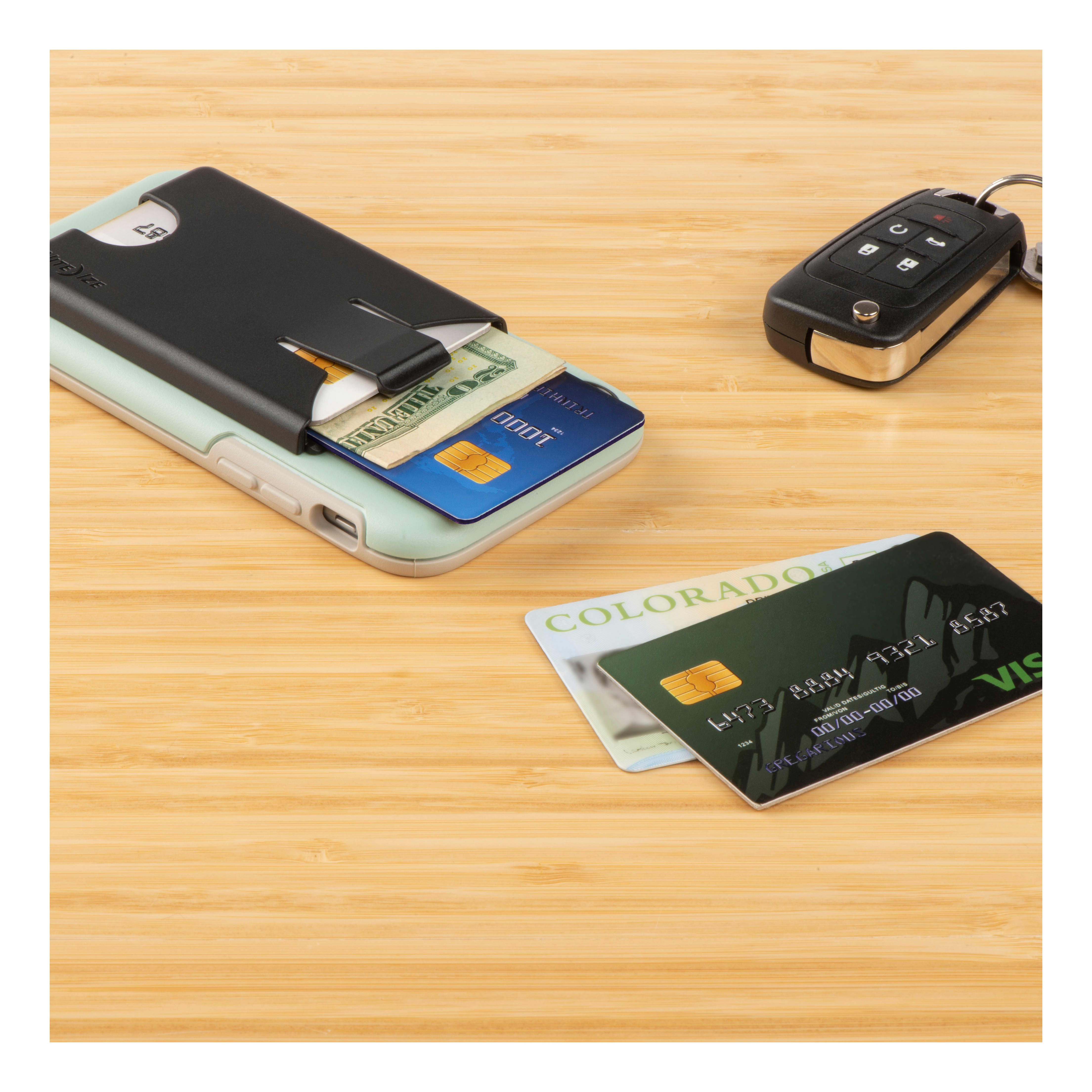 Nite Ize CashBack™ Phone Wallet - Black - In the Field