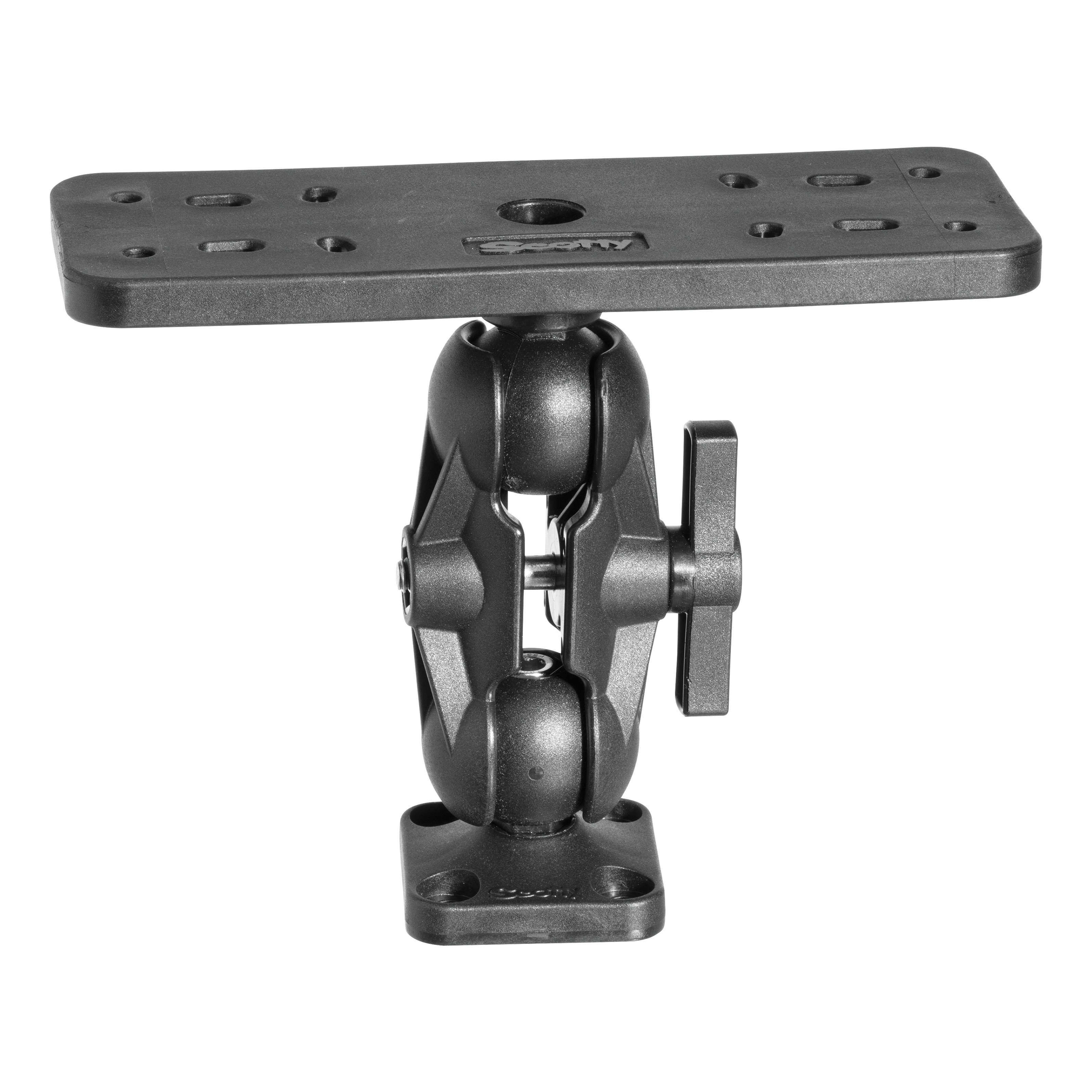 Scotty® Ball Mount with Fish Finder and Universal Mounting Plate