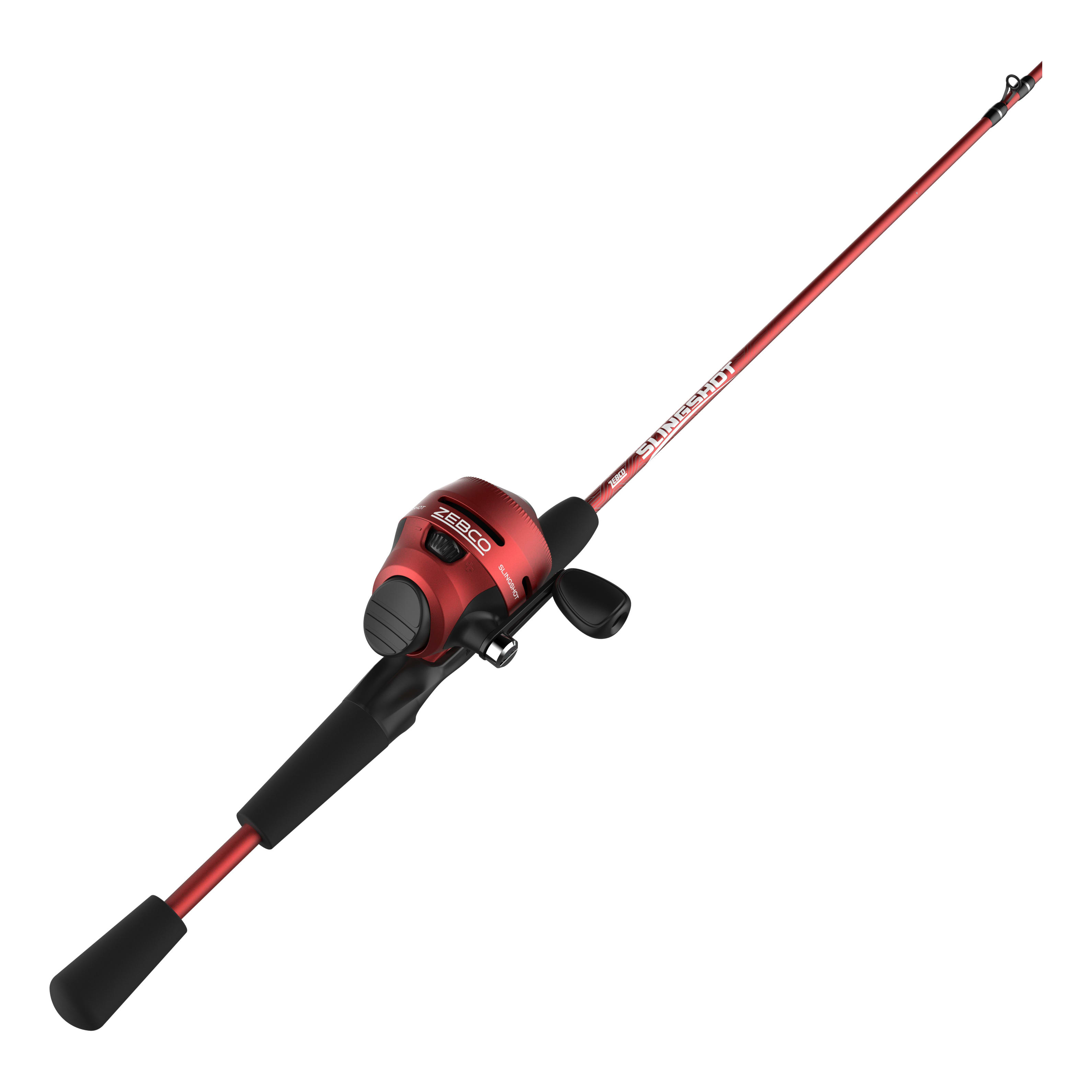 Zebco 202 Spincast Rod and Reel Combo with Tackle Kit - Pink