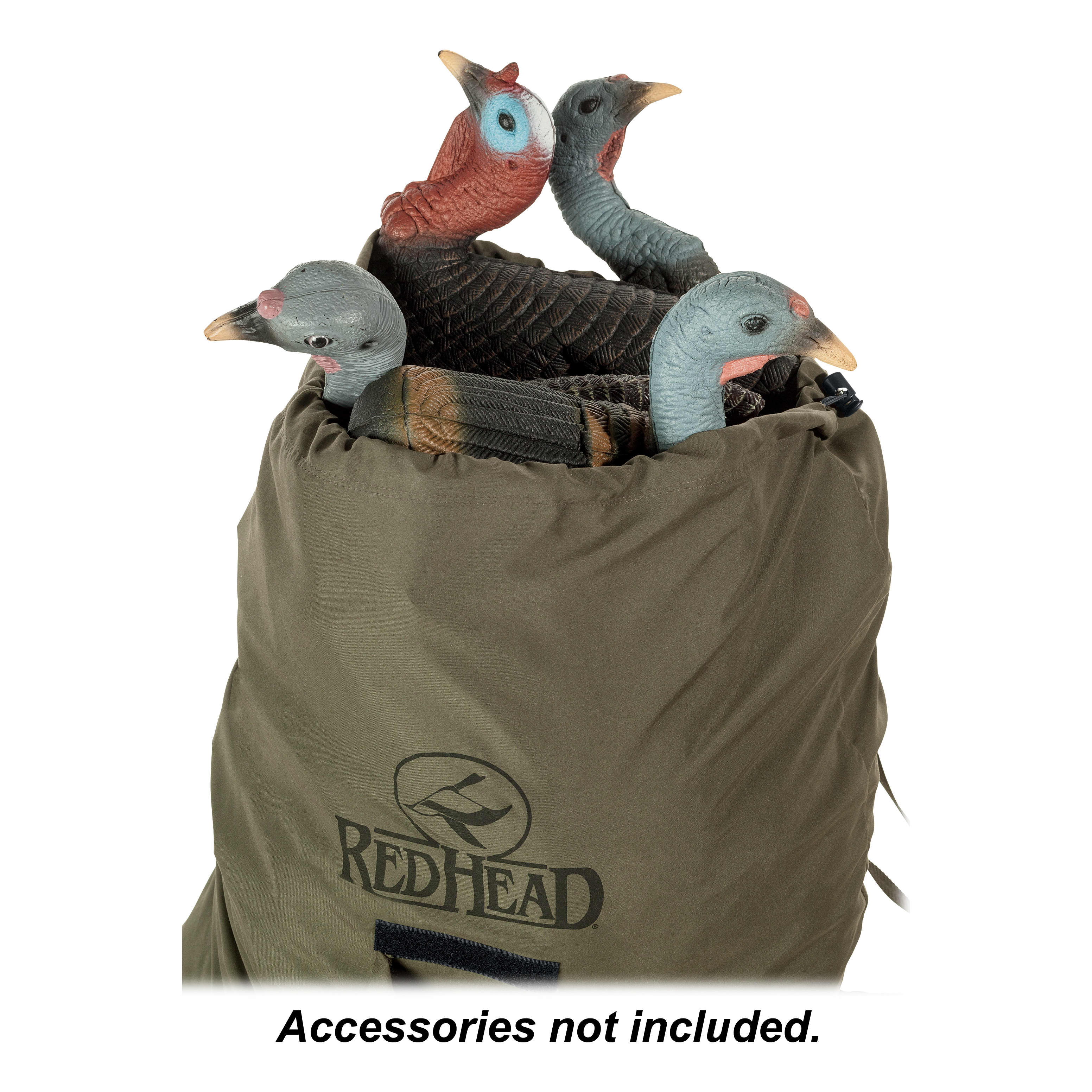 RedHead Reality Series® Crazy Jake Turkey Decoy - Carry Bag with Decoys View
