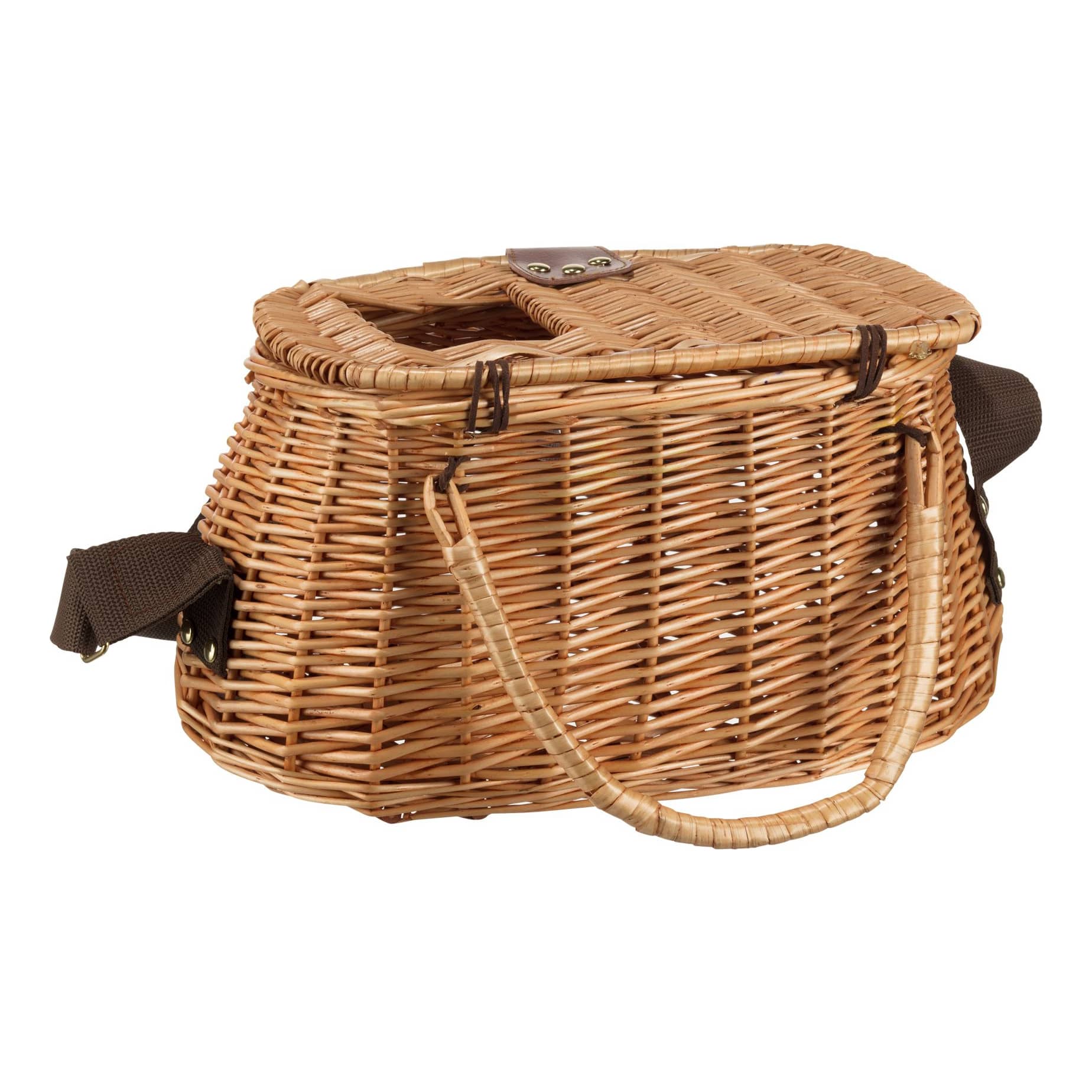 White River Fly Shop® Wicker Creel - Opposite View