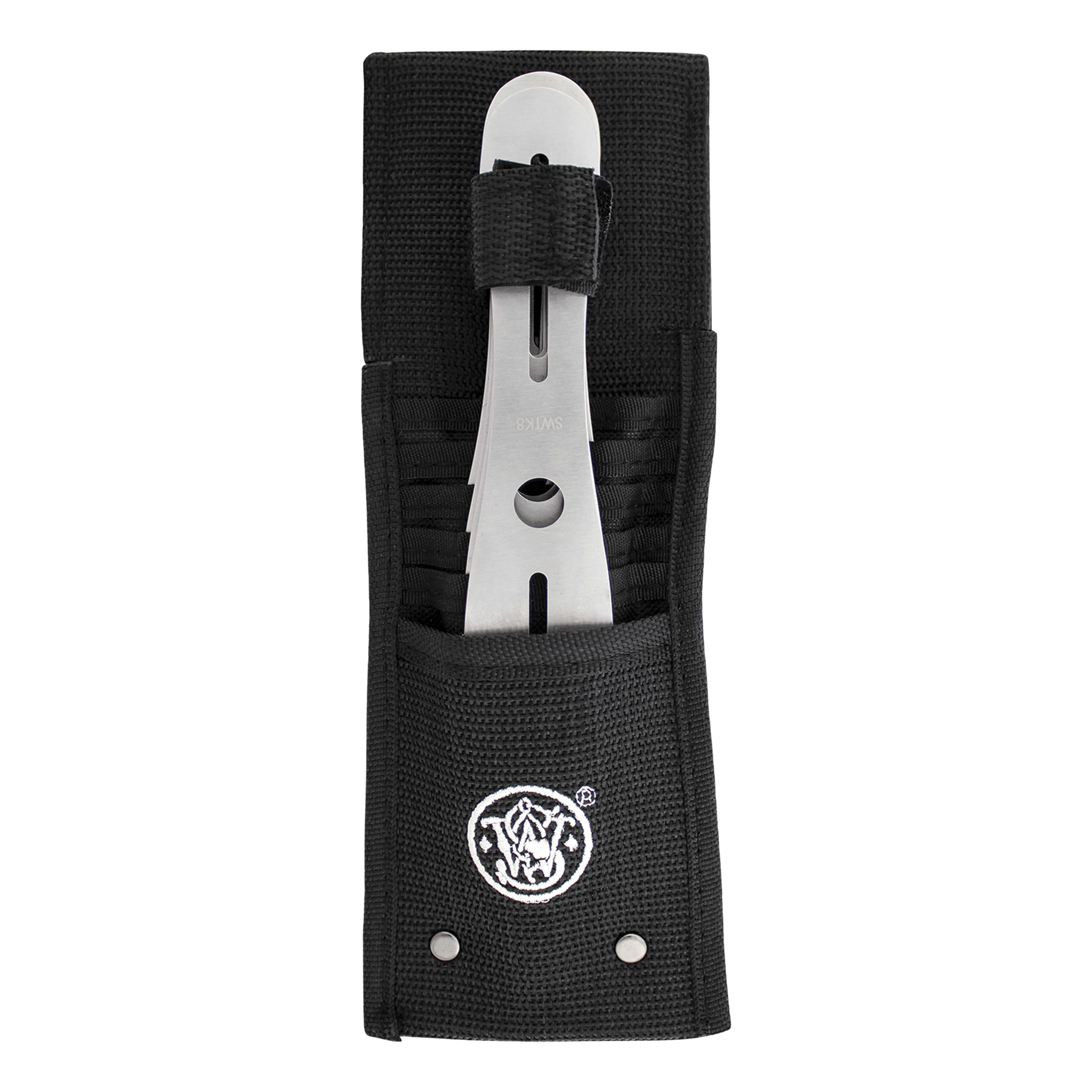 Smith & Wesson® Axe and Knife Throwing Combo Set - Knives in Sheath View