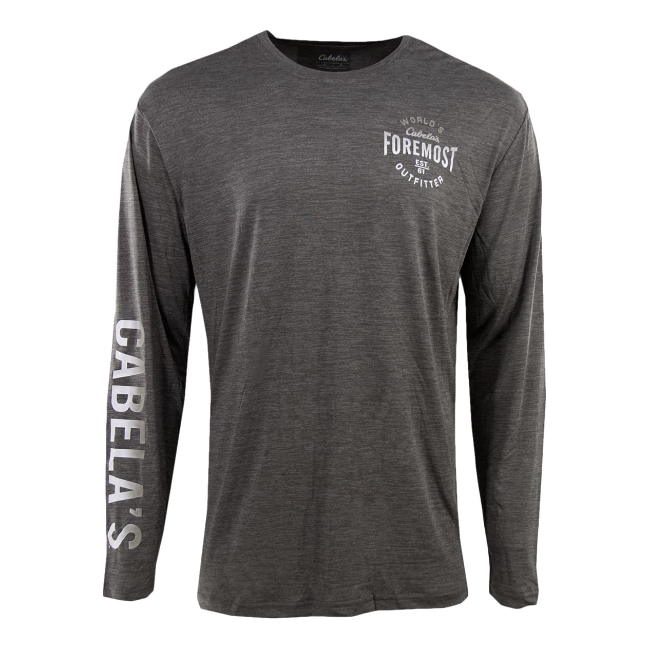Cabela's® Men's Space Dye Performance Long-Sleeve T-Shirt