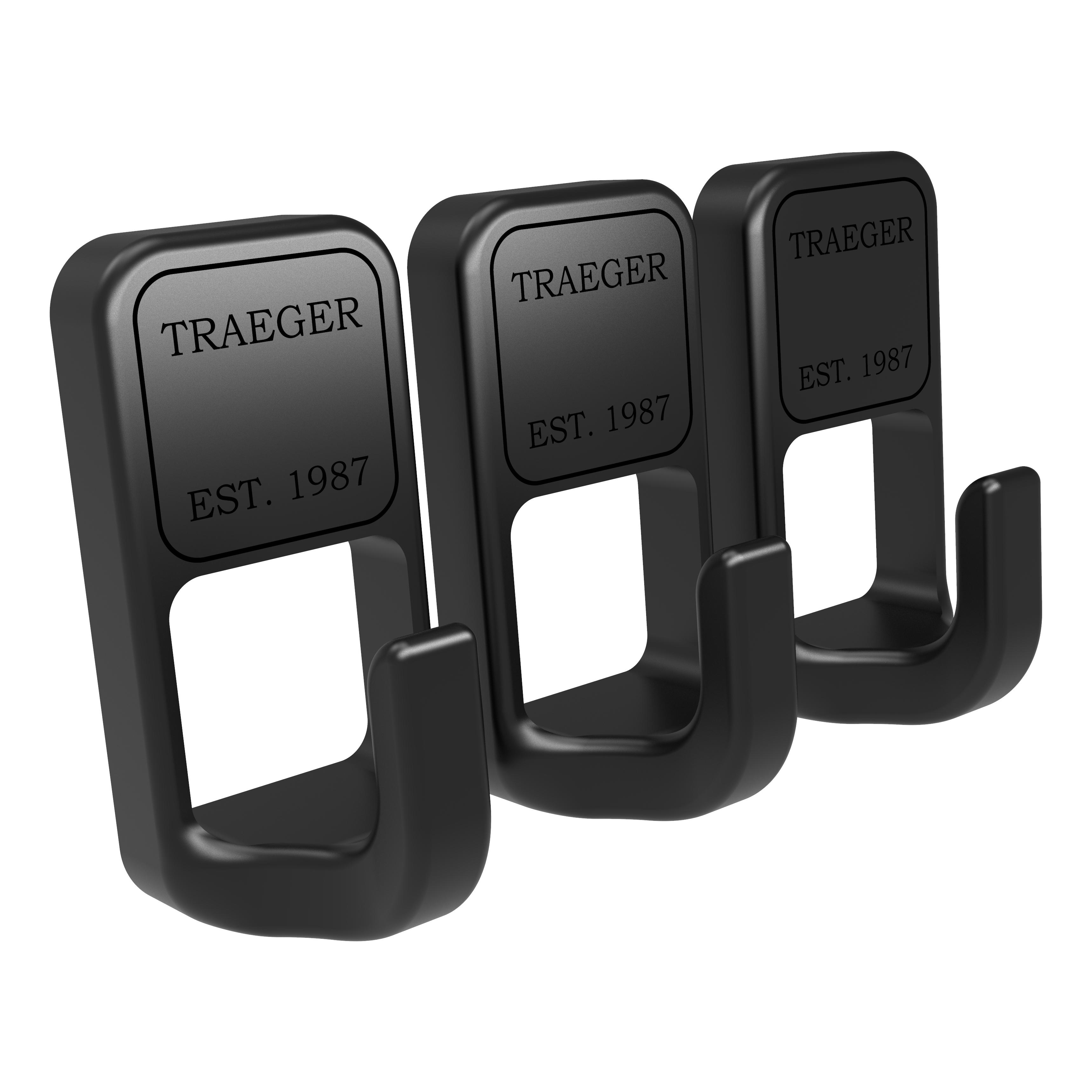 Traeger Grills® Magnetic Tool Hooks - Angle View
