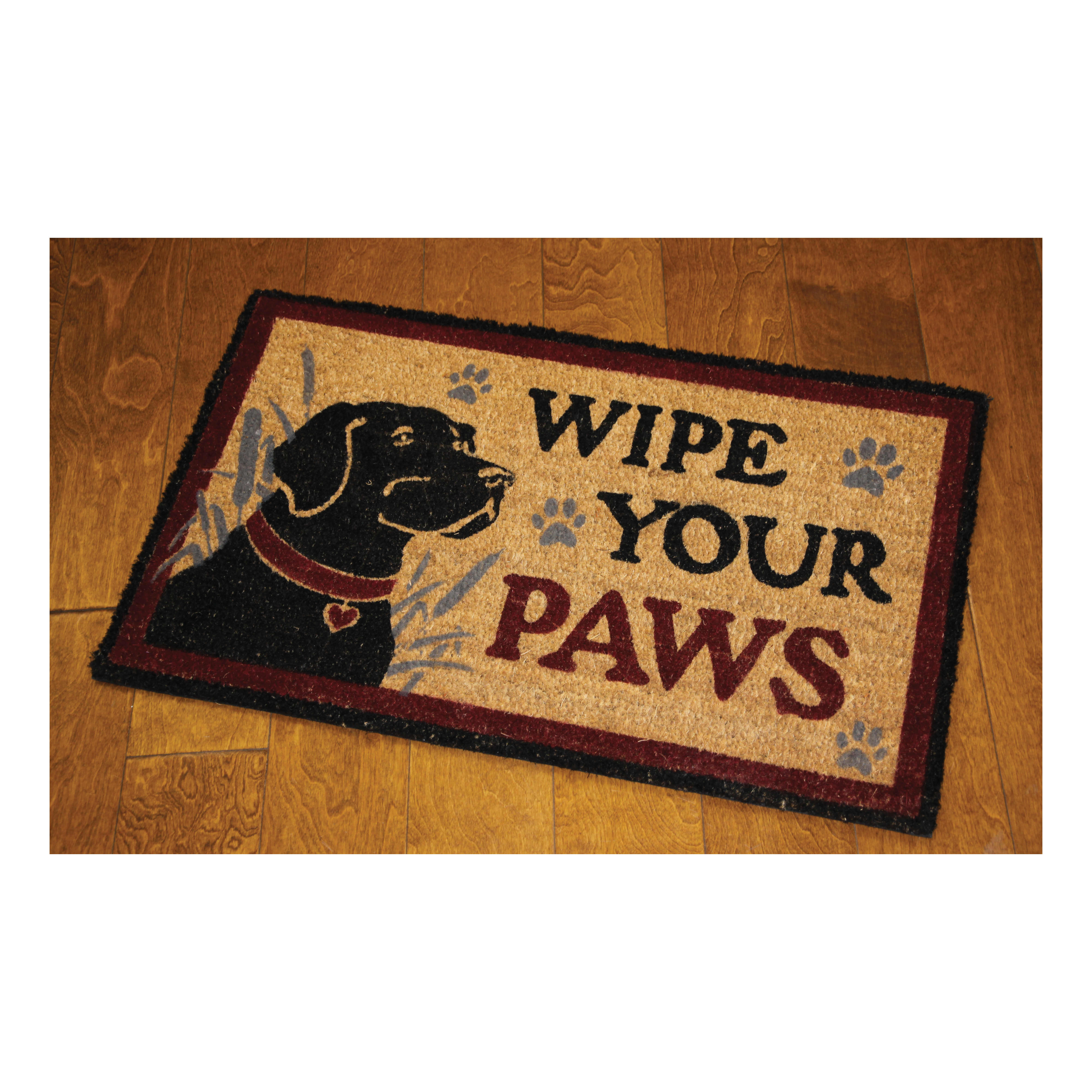 River's Edge Products Wipe Your Paws Coir Mat - In the Field