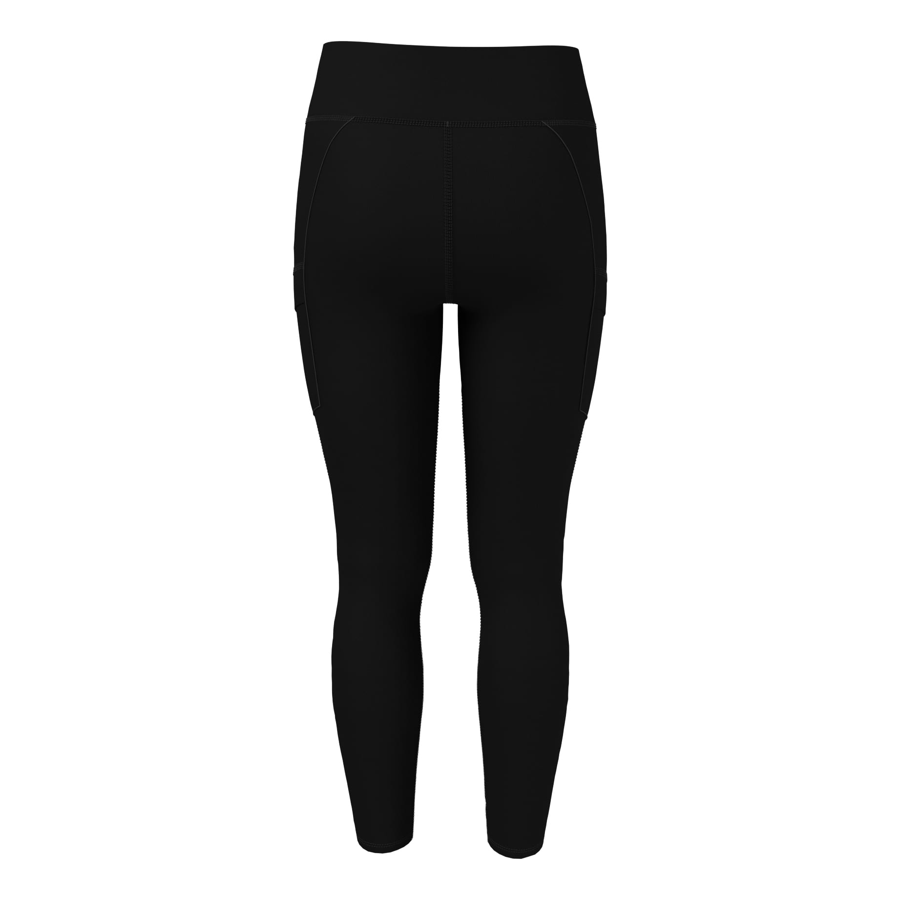 Black High Waist Cargo Leggings