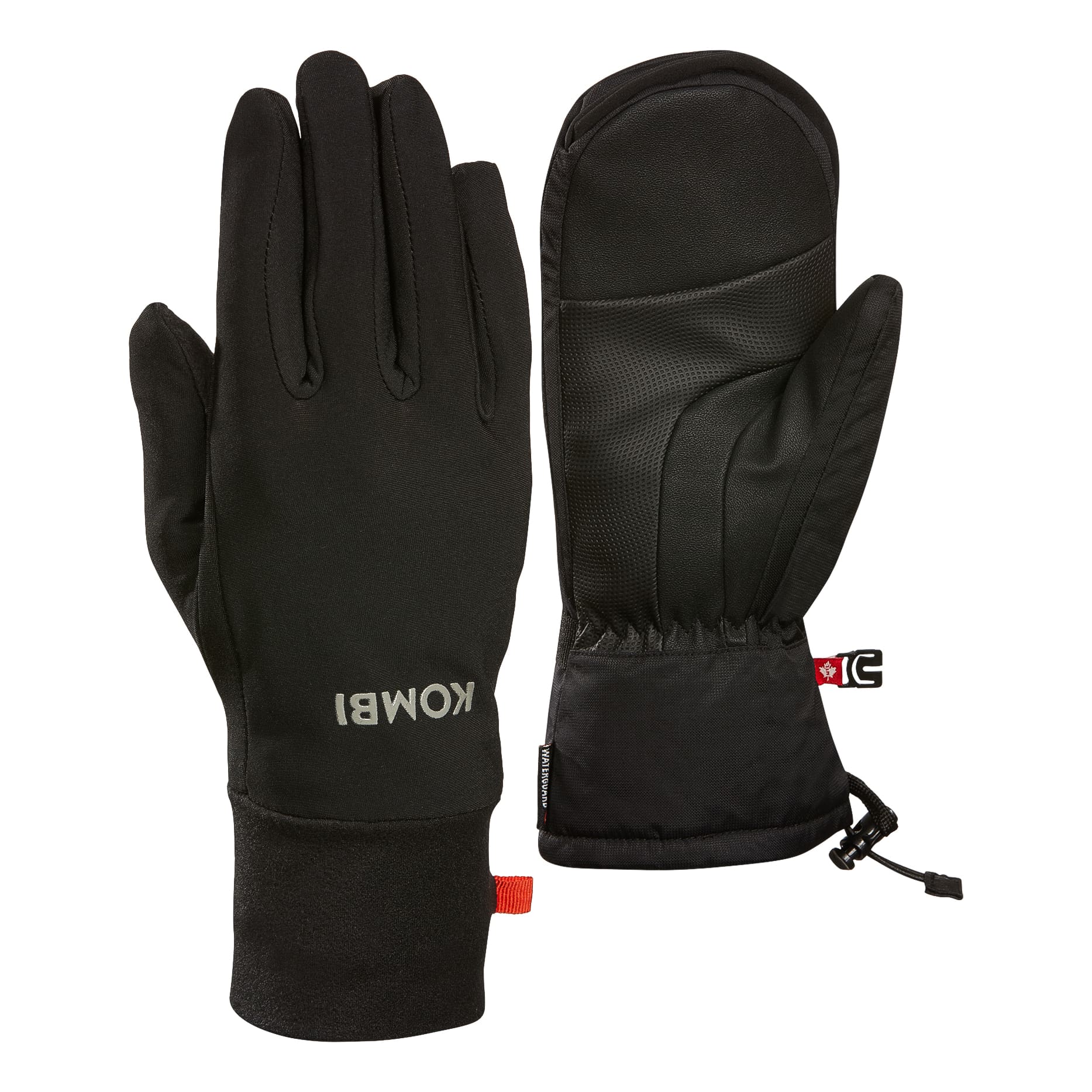 Kombi® Men’s Opener Magnetic Mittens - Asphalt - liner glove