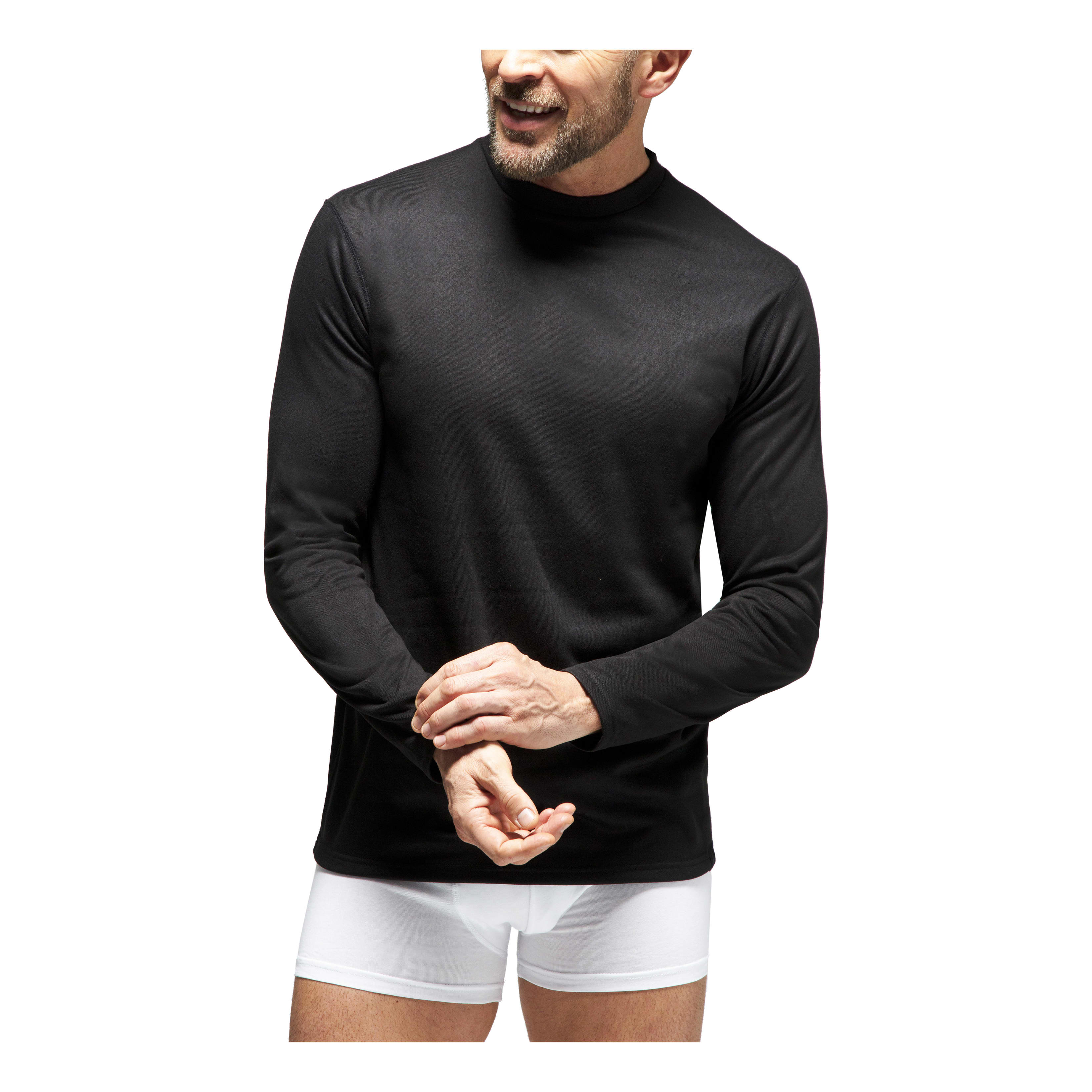 Heat Holders Mens Long Sleeve Thermal Tops - Sunset Surf & Turf