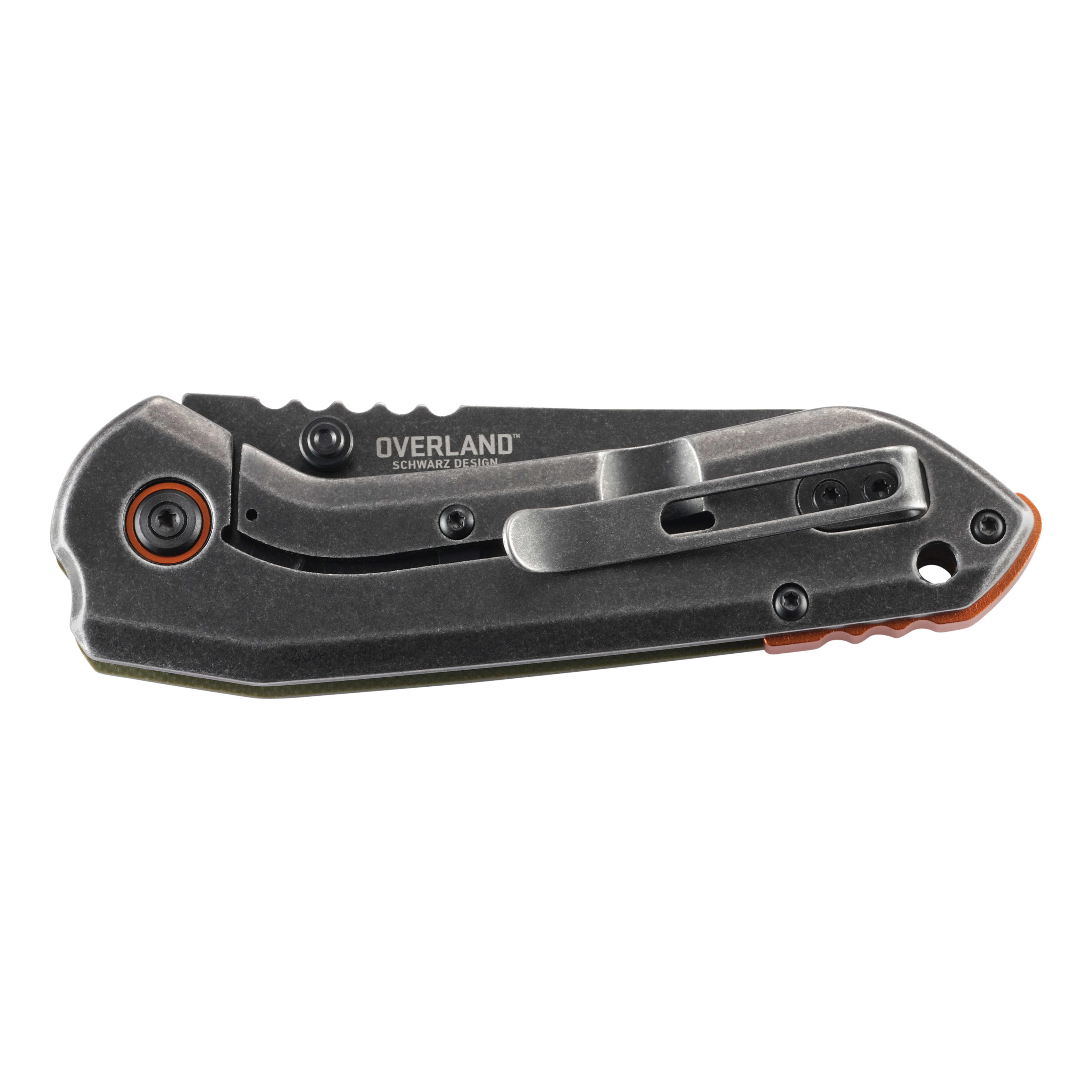 CRKT® OVERLAND™ Folding Knife - Closed - Clip View