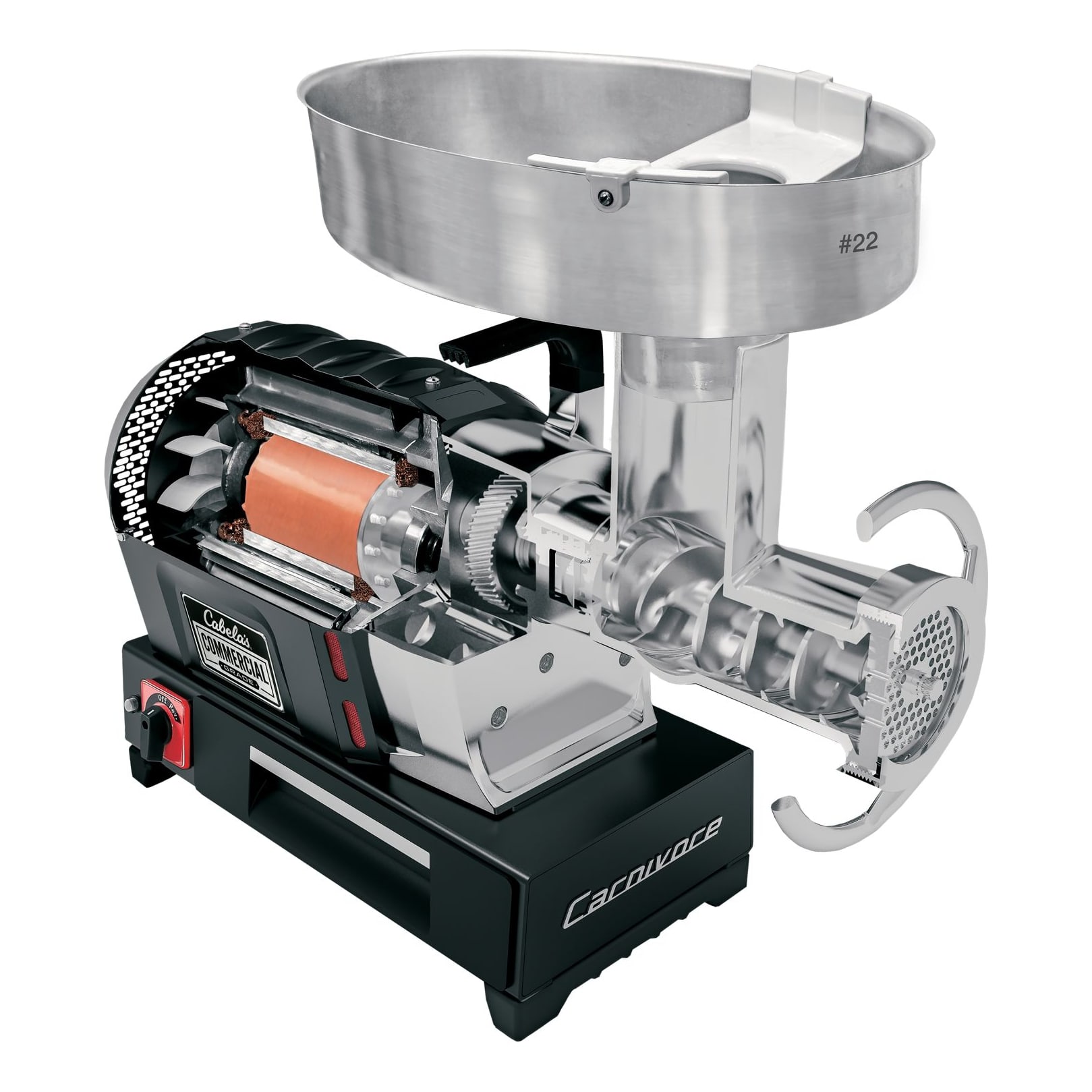 Cabela’s® Carnivore 1 HP CommercialGrade Meat Grinder Cabela