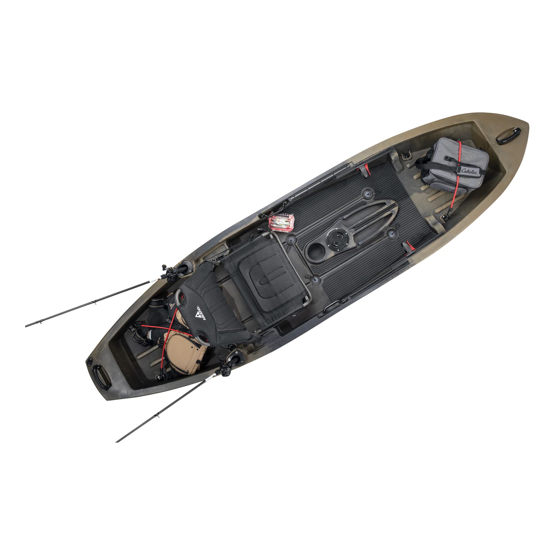 Ascend® 10T Sit-On-Top Kayak with Enhanced Seating System - Camo - In the Field