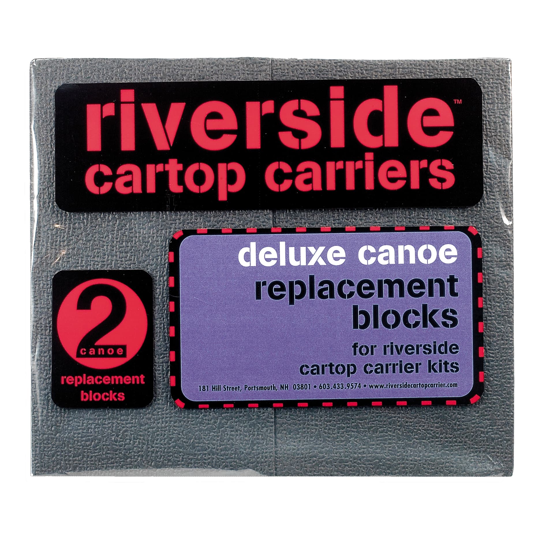 Riverside 7" Canoe Replacement Blocks - Packaging View