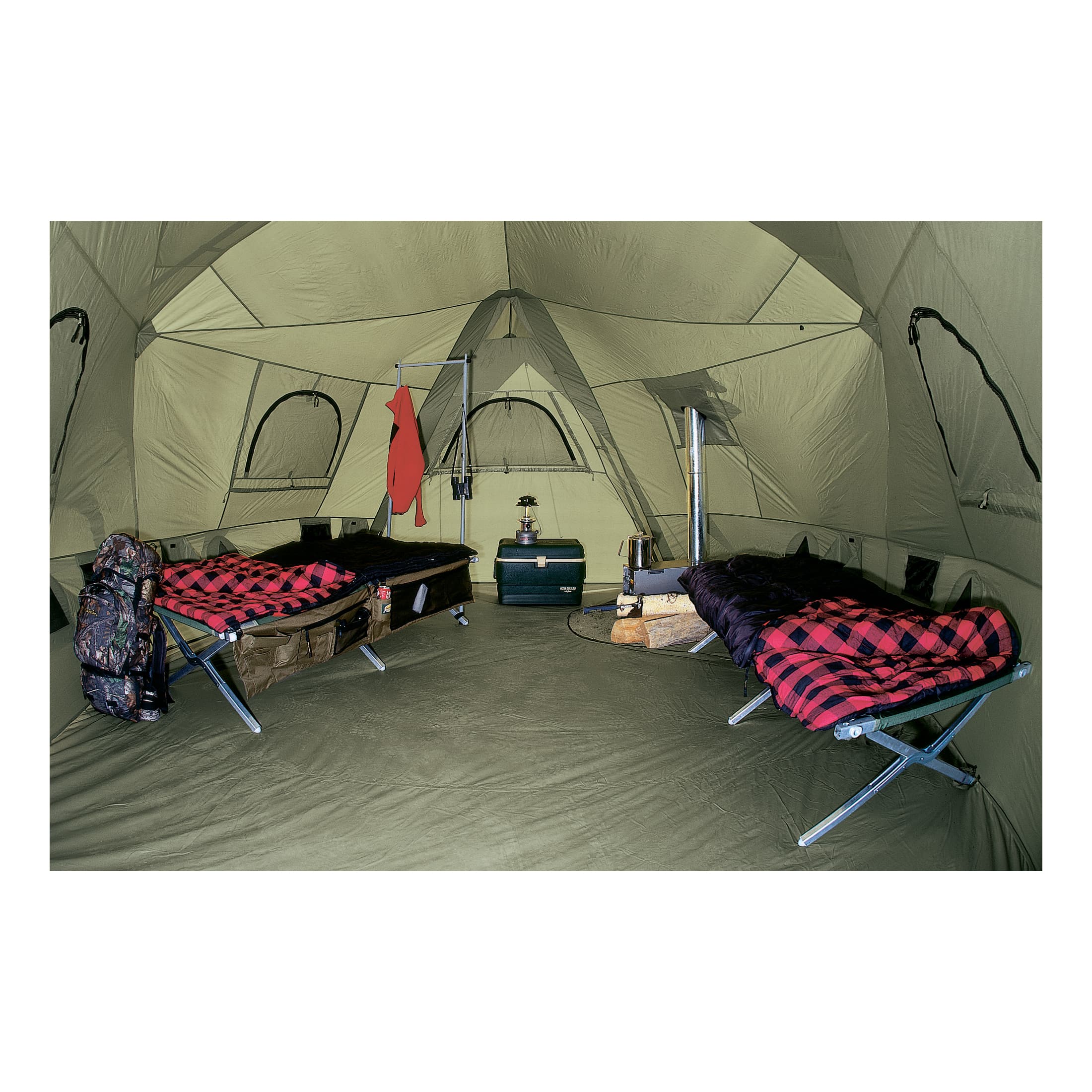 All-Season Tent with Stove Jack Cuboid 2.20 RBM Outdoors – Big Horn Golfer