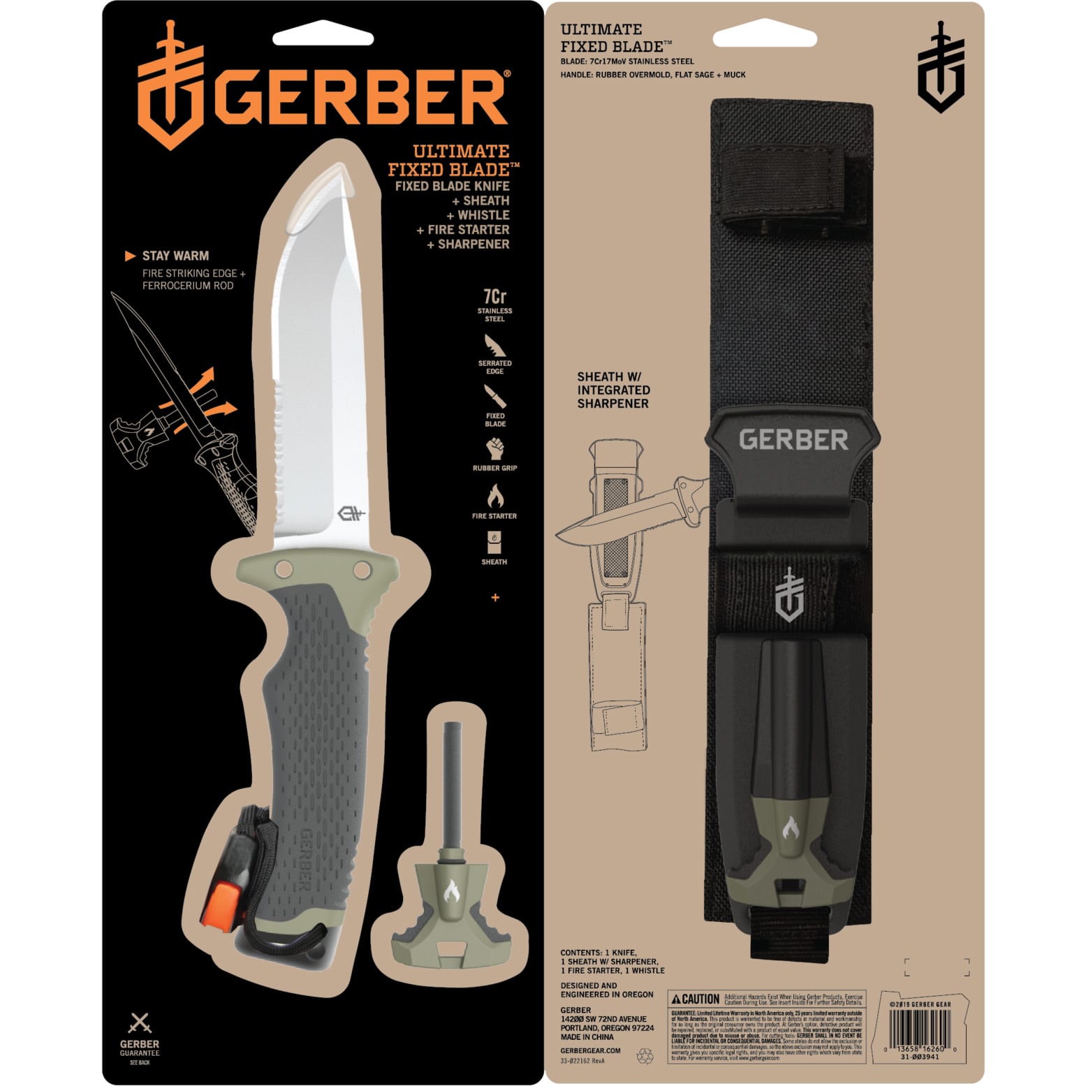 Gerber® Ultimate Fixed Blade Knife
