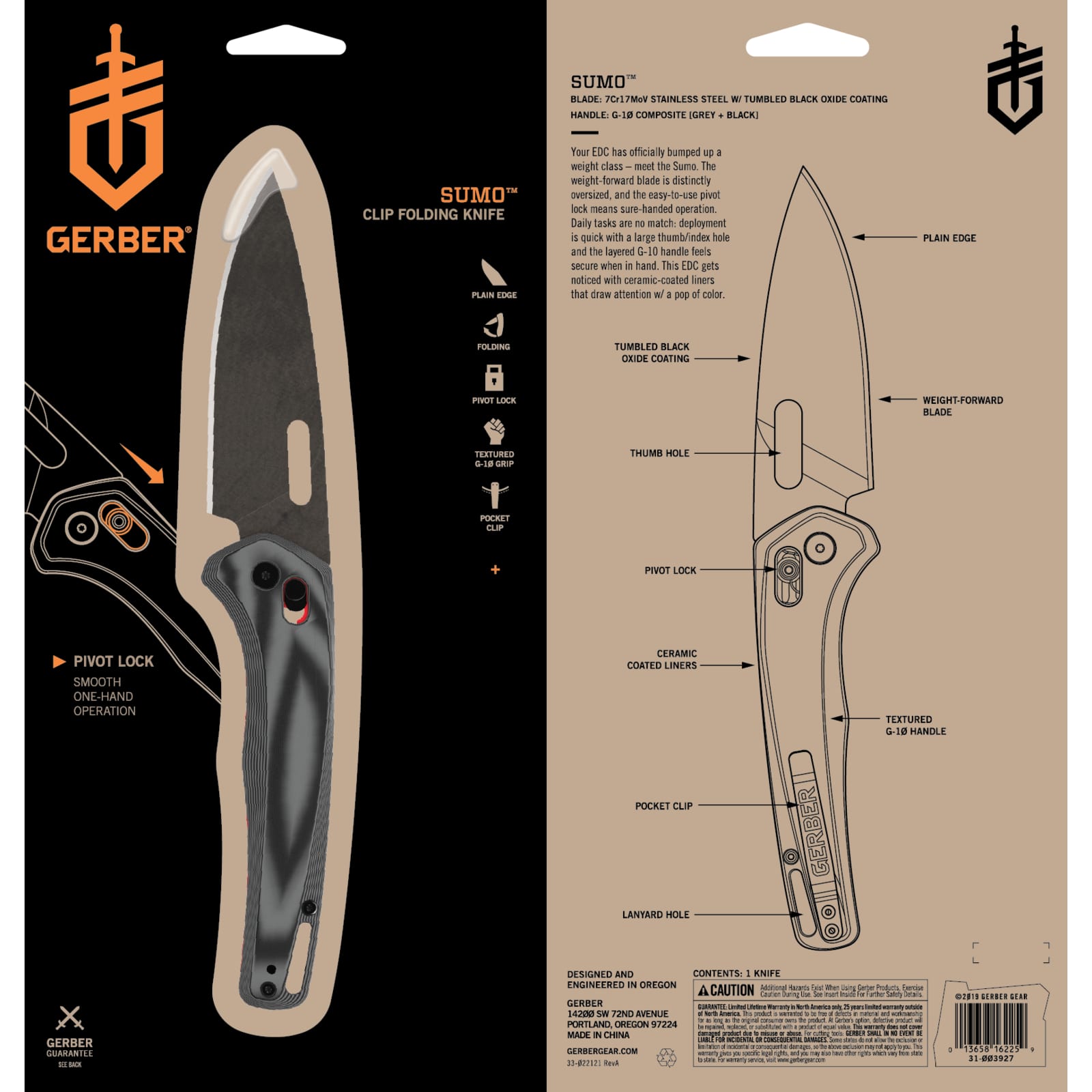 Gerber® Sumo Folding Knife