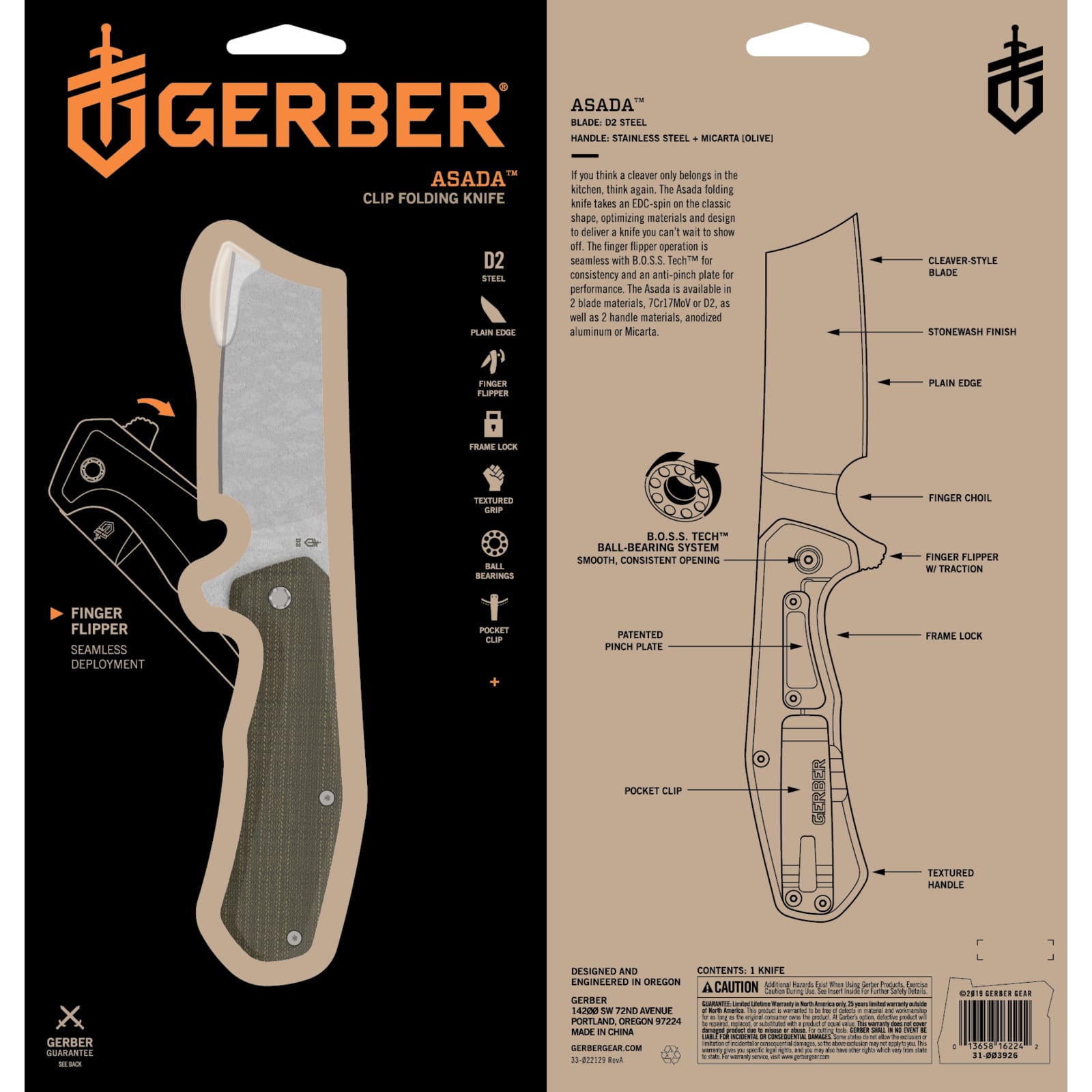 Gerber® Asada Folding Knife Cabela's Canada
