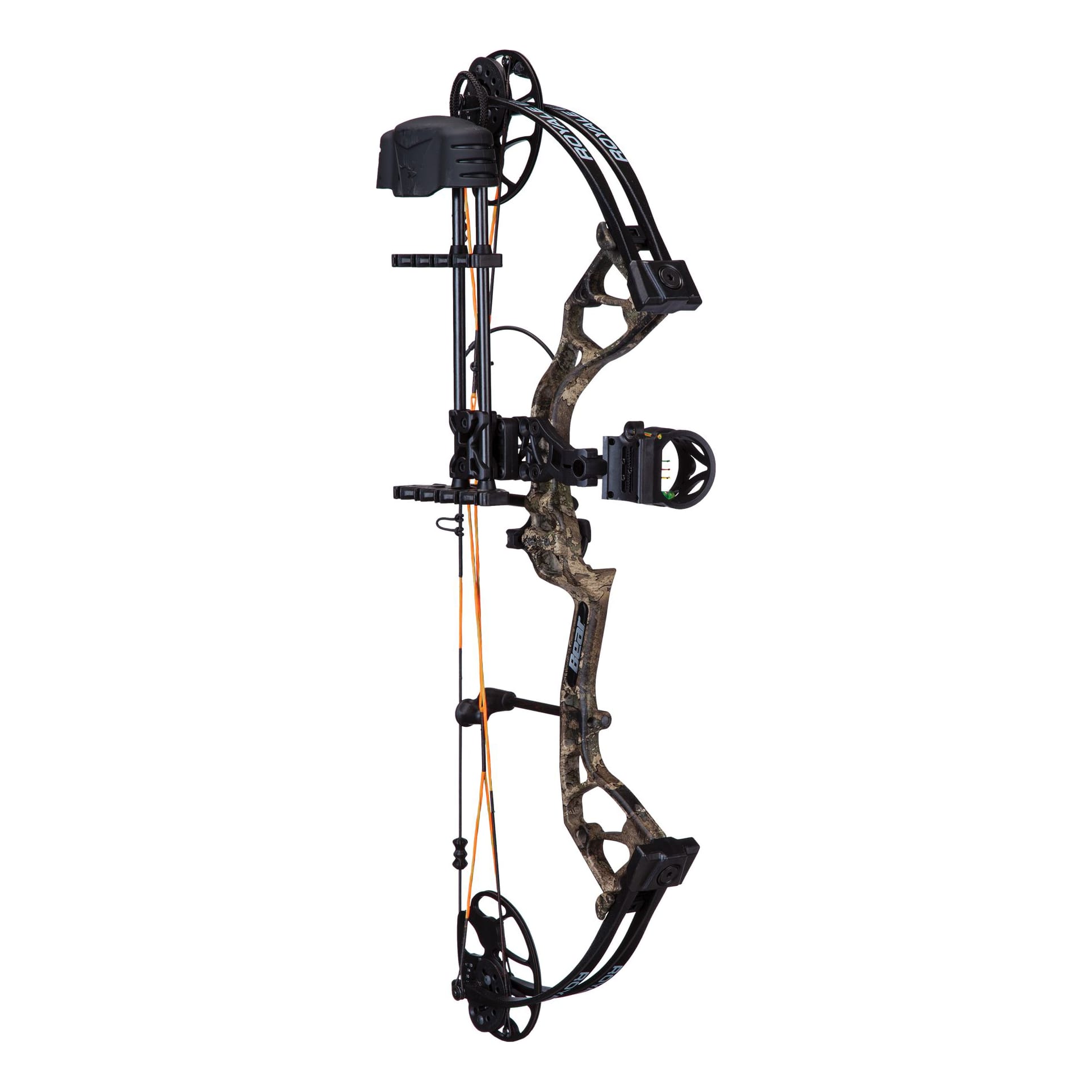 Bear® Archery Royale RTH Compound Bow Package - TrueTimber Strata - Side View,Bear® Archery Royale RTH Compound Bow Package - TrueTimber Strata - Side View