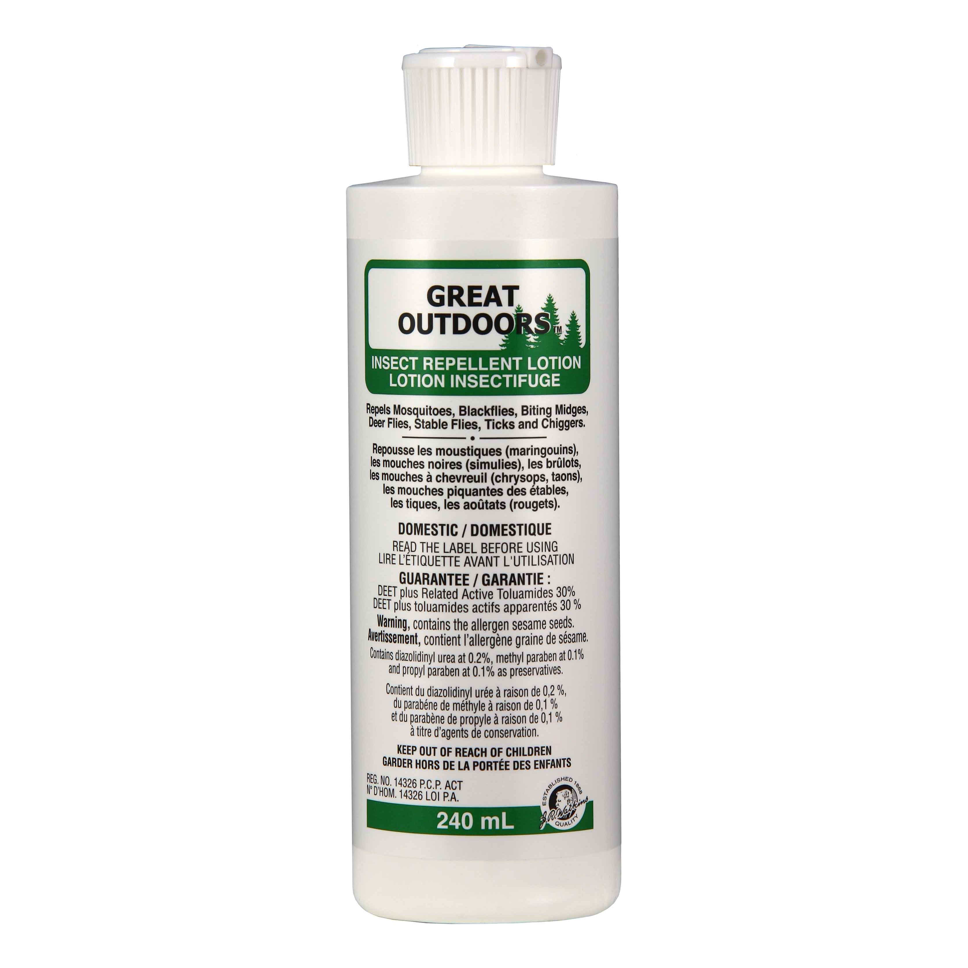 Great Outdoors Insect Repellent Lotion 240 ml Cabela's Canada