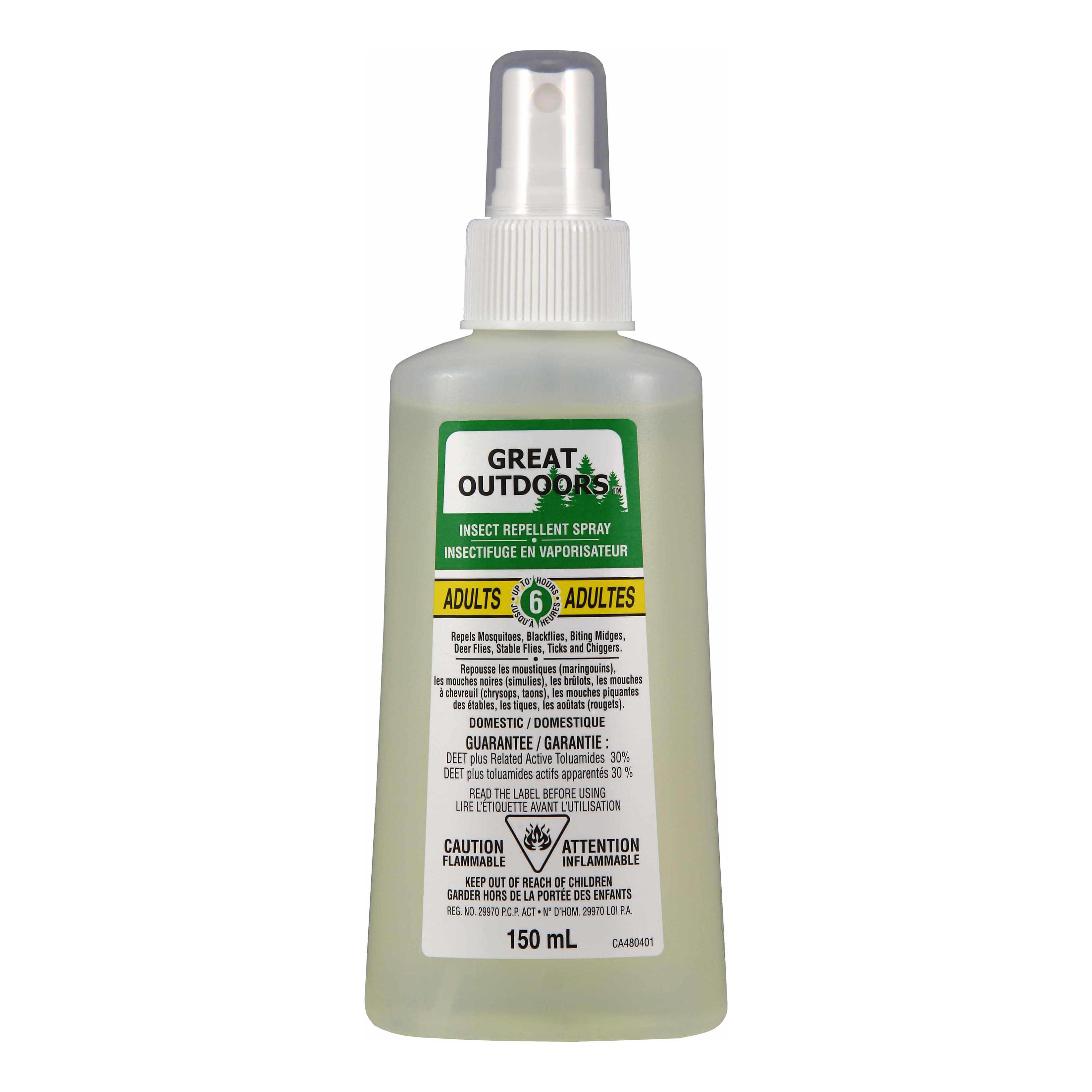 Great outdoors insect repellent clearance