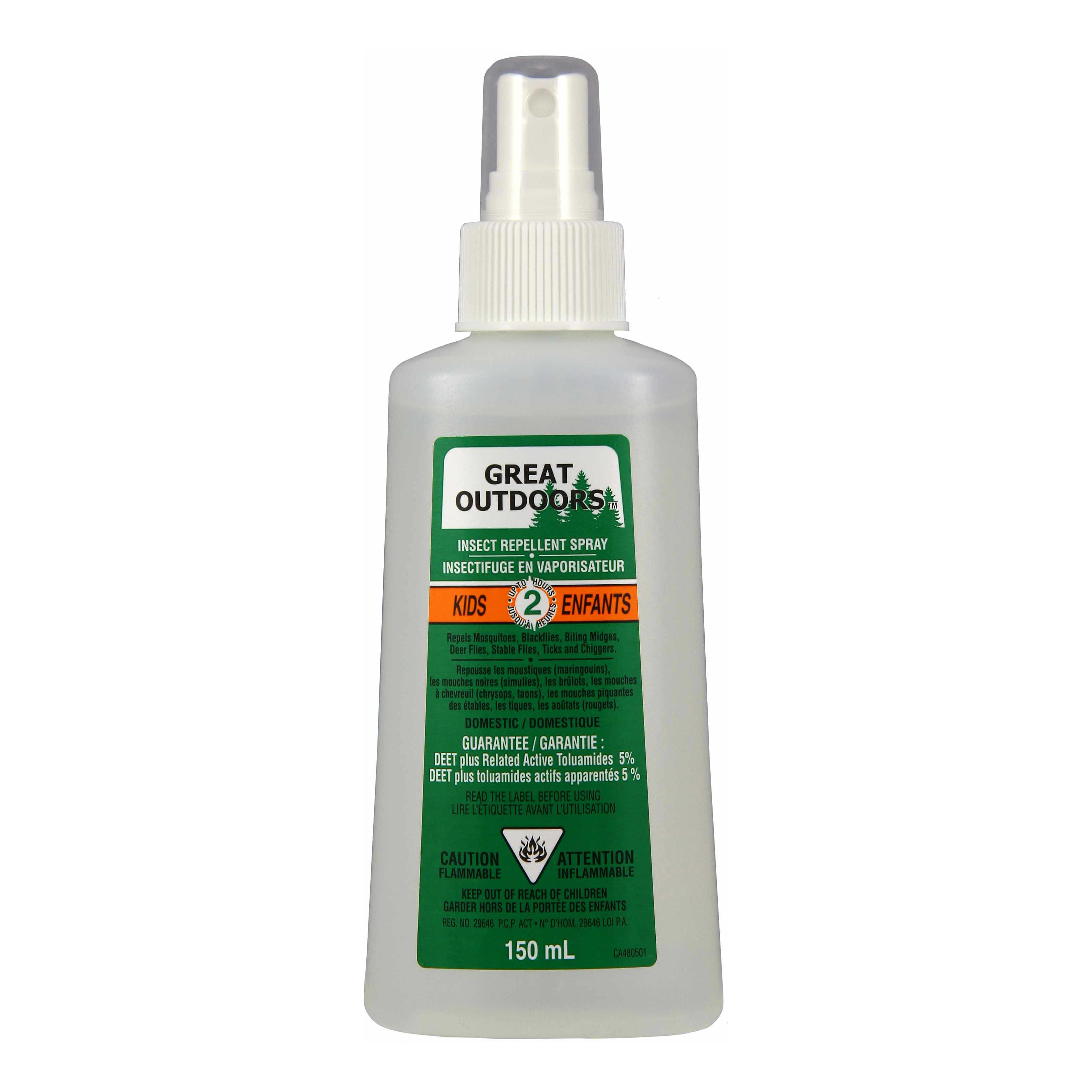 Mosquito repellent spray outlet
