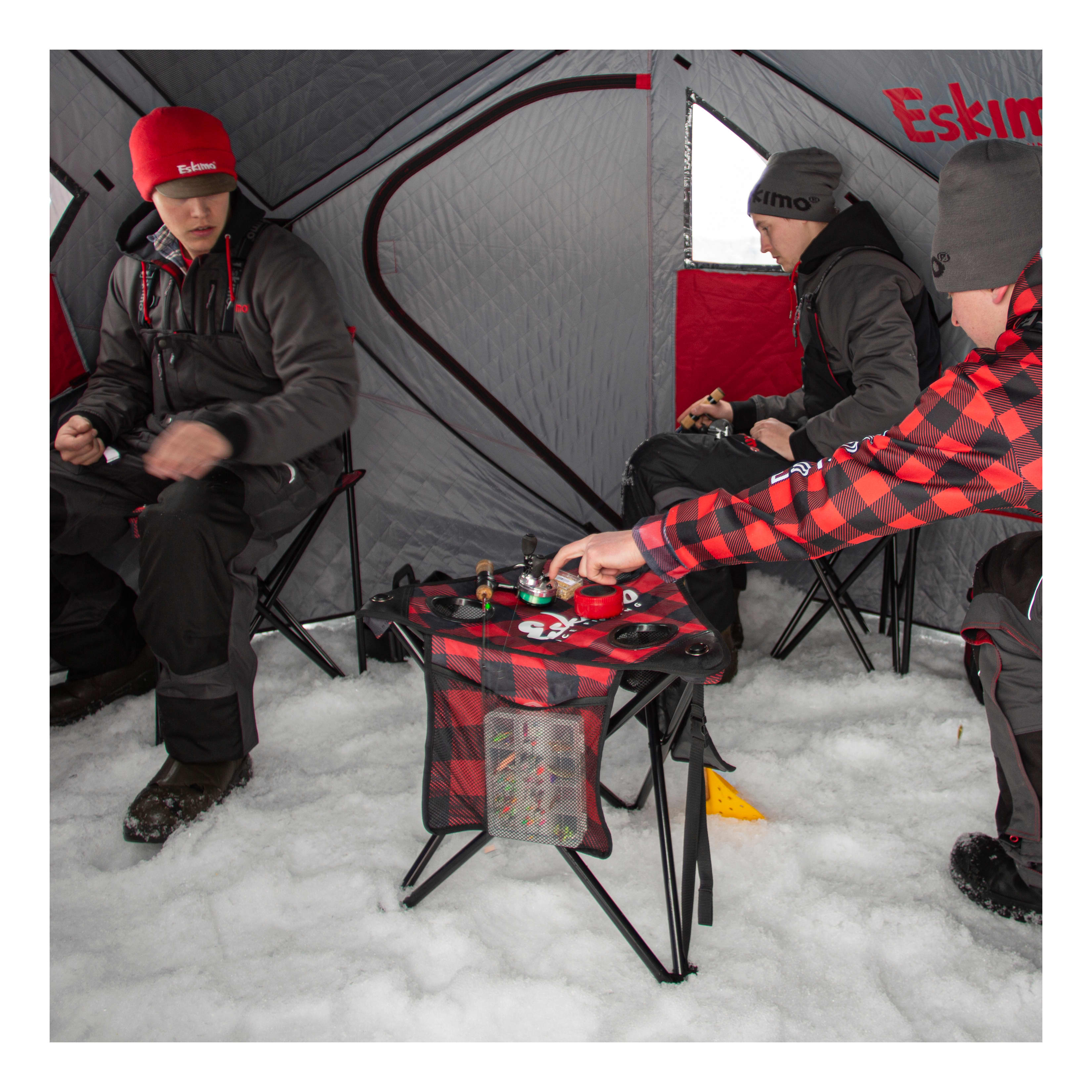 Eskimo® Plaid XL Tripod Stool - In the Field